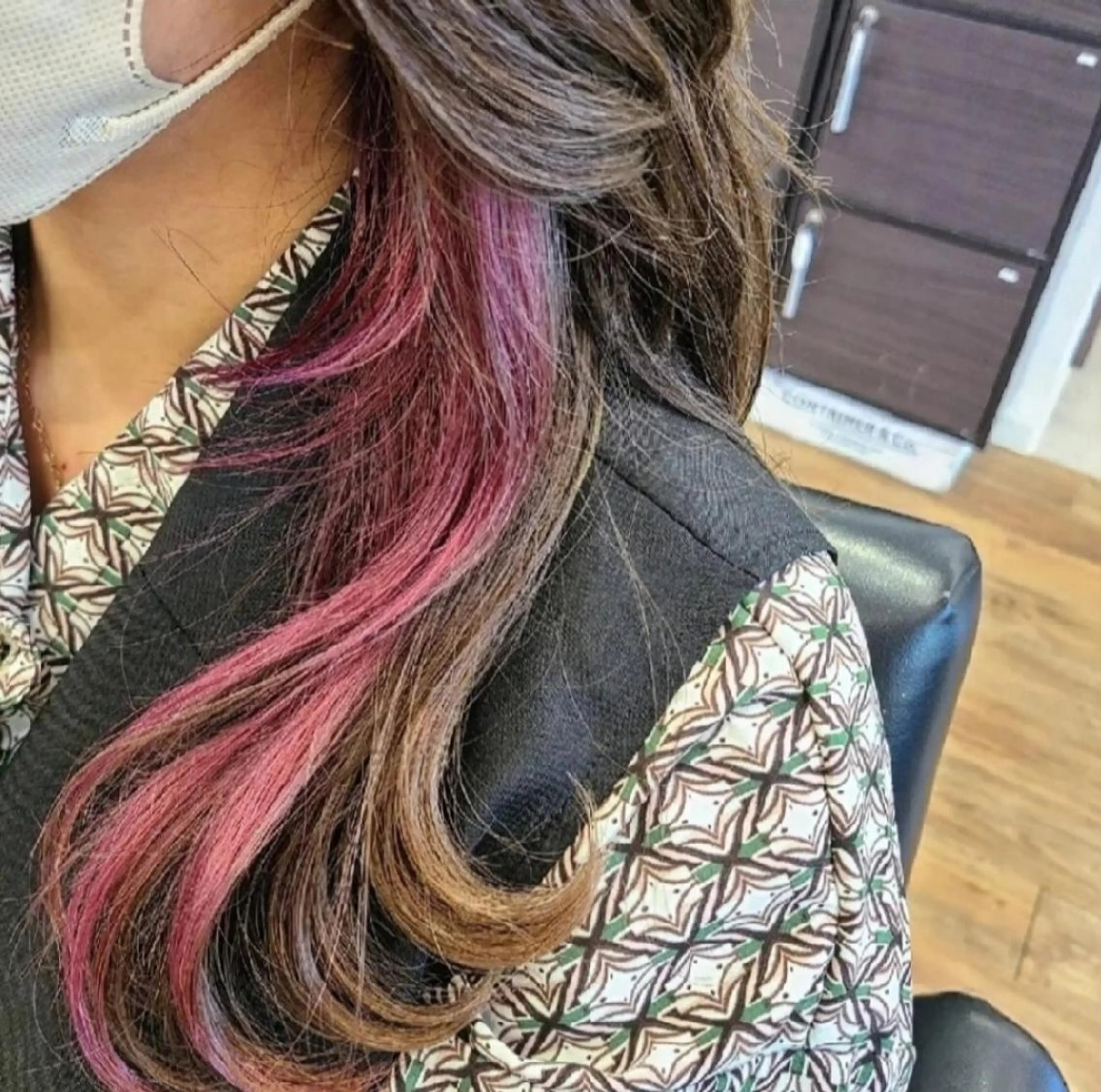 ロング カラー 関口 友菜のヘアスタイル