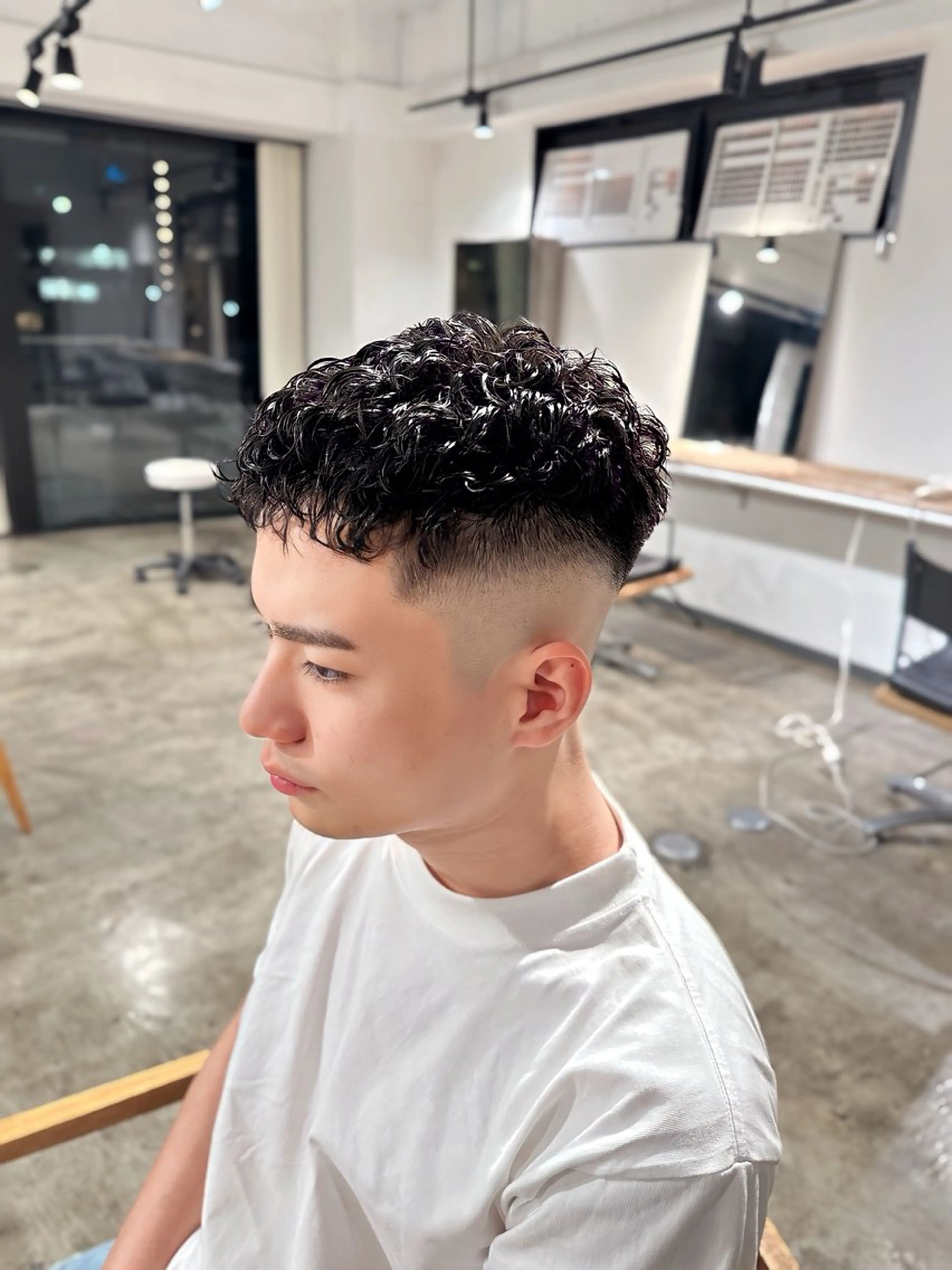 メンズ フェードカット メンズパーマ スキンフェード 骨格補正施術/メンズ 専門美容師/YUYAのヘアスタイル