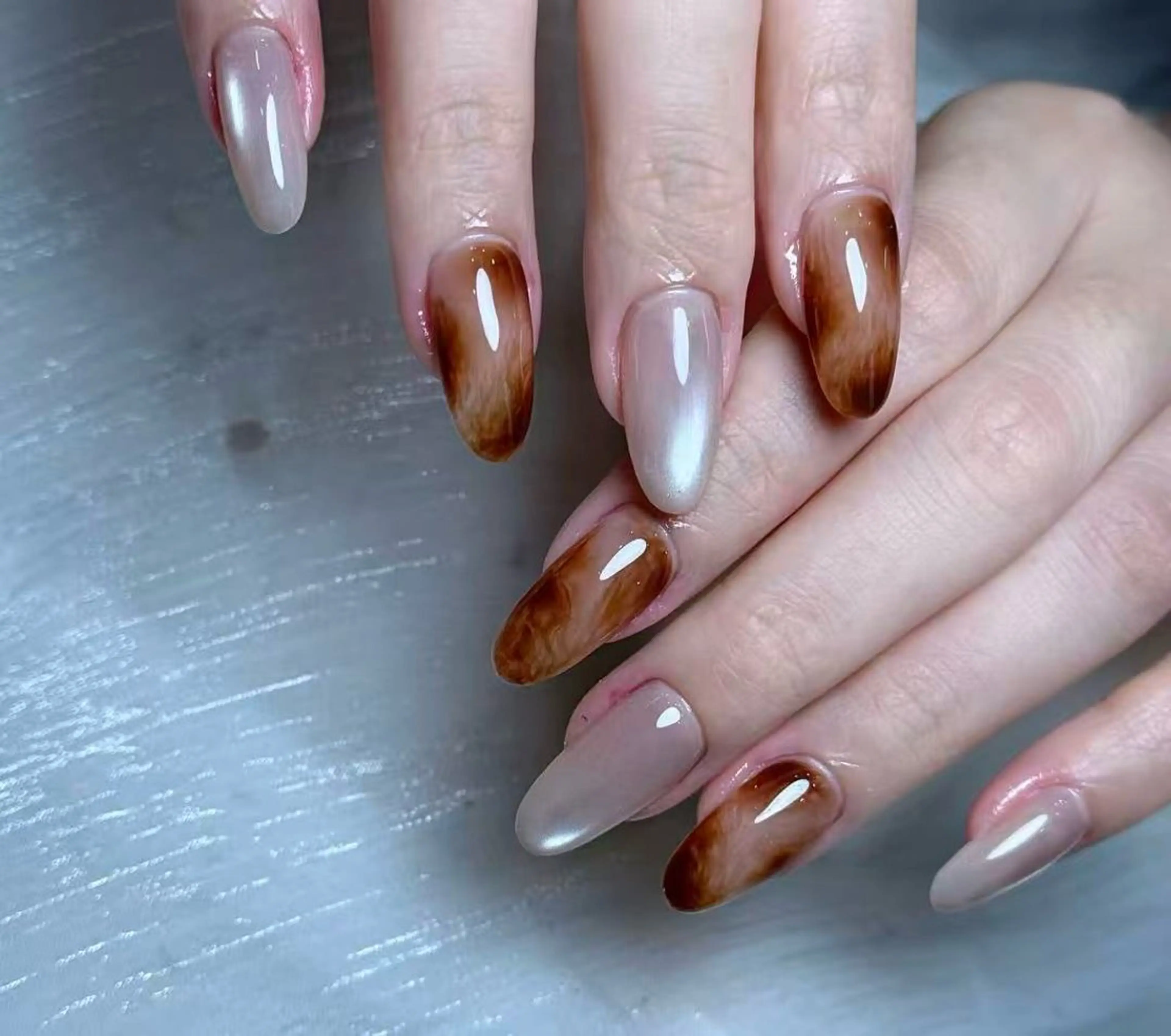 ネイル ハンドネイル ハンドケア Ui_Amor (パラジェル)のネイルデザイン