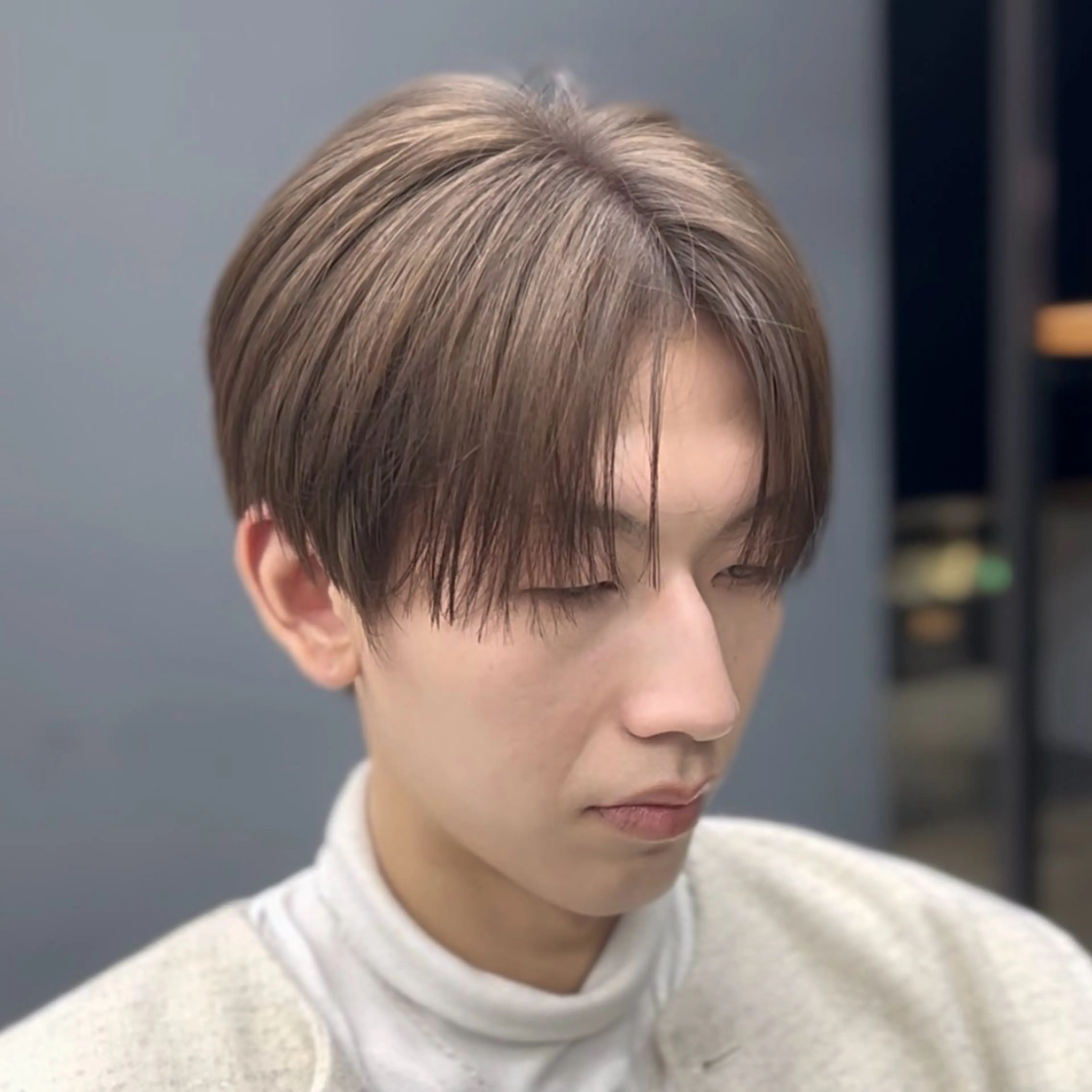 メンズ カット トリートメント 韓国ヘア🇰🇷 メンズパーマ/つかさのヘアスタイル