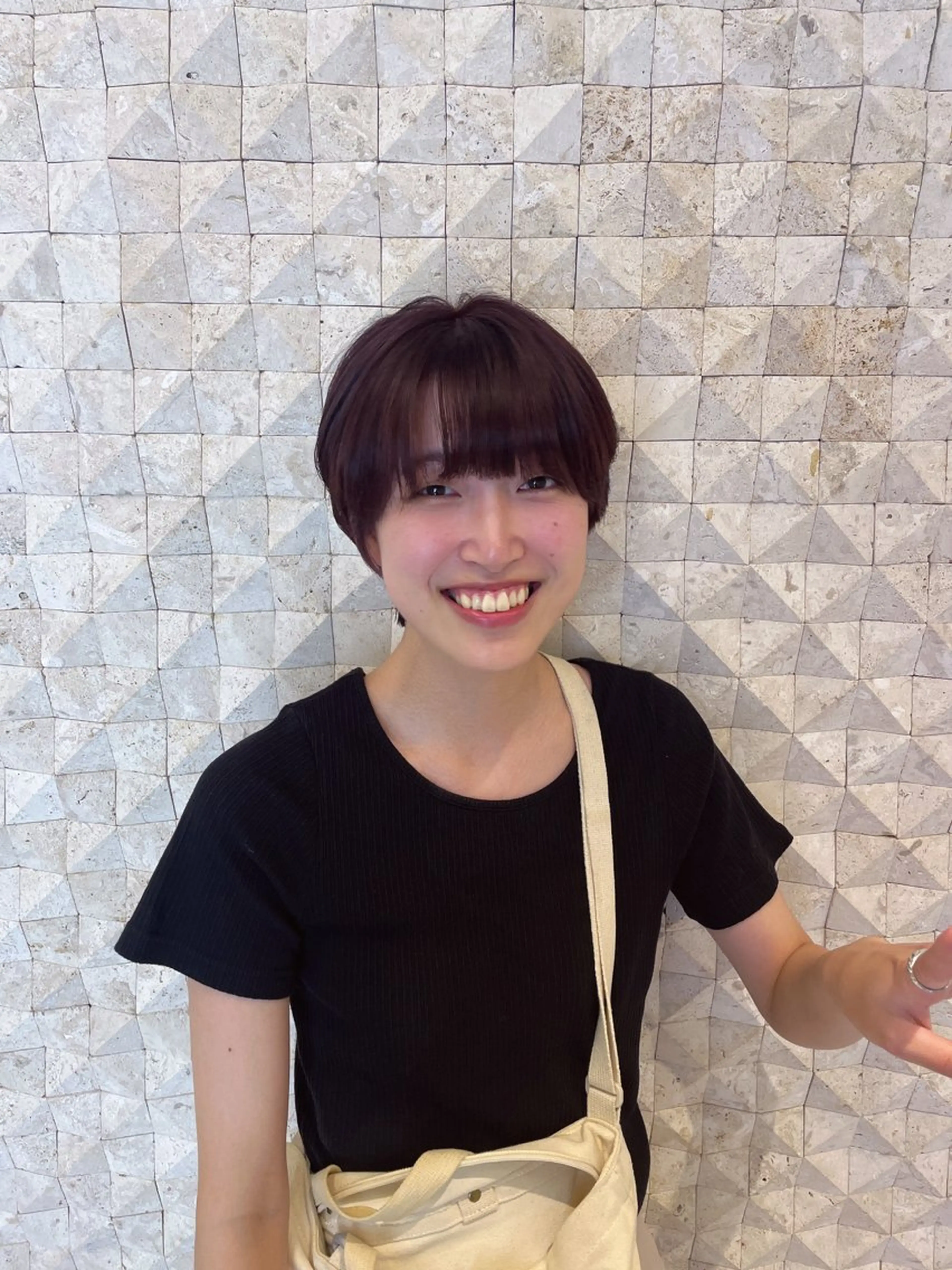 ショート カラー ラティアンヌイグレック所属・豊中/髪質改善/ レイヤーカットミヅキのヘアスタイル