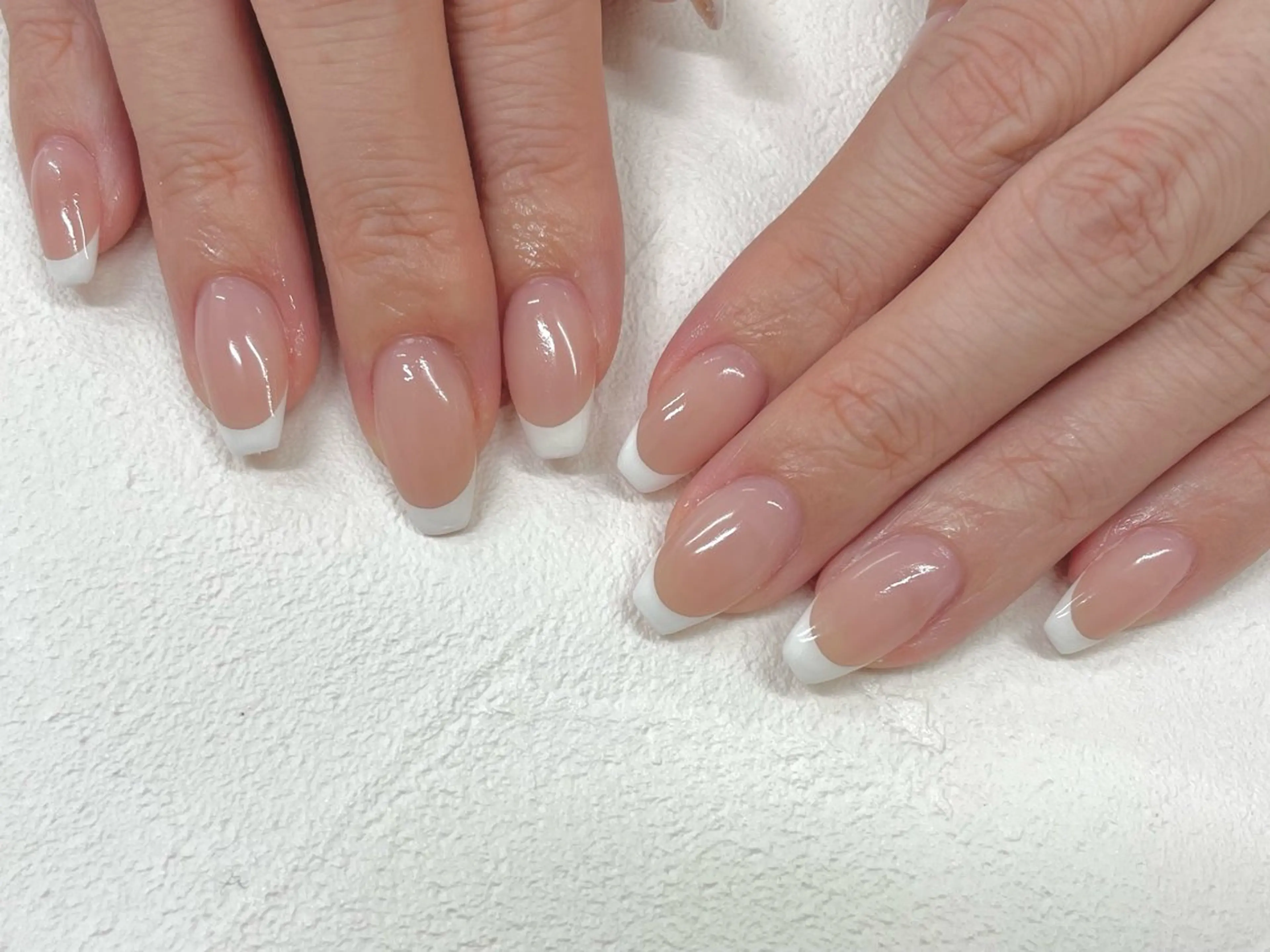 ⭐️オフ込みフレンチネイル(カラー色混ぜ可能)の写真