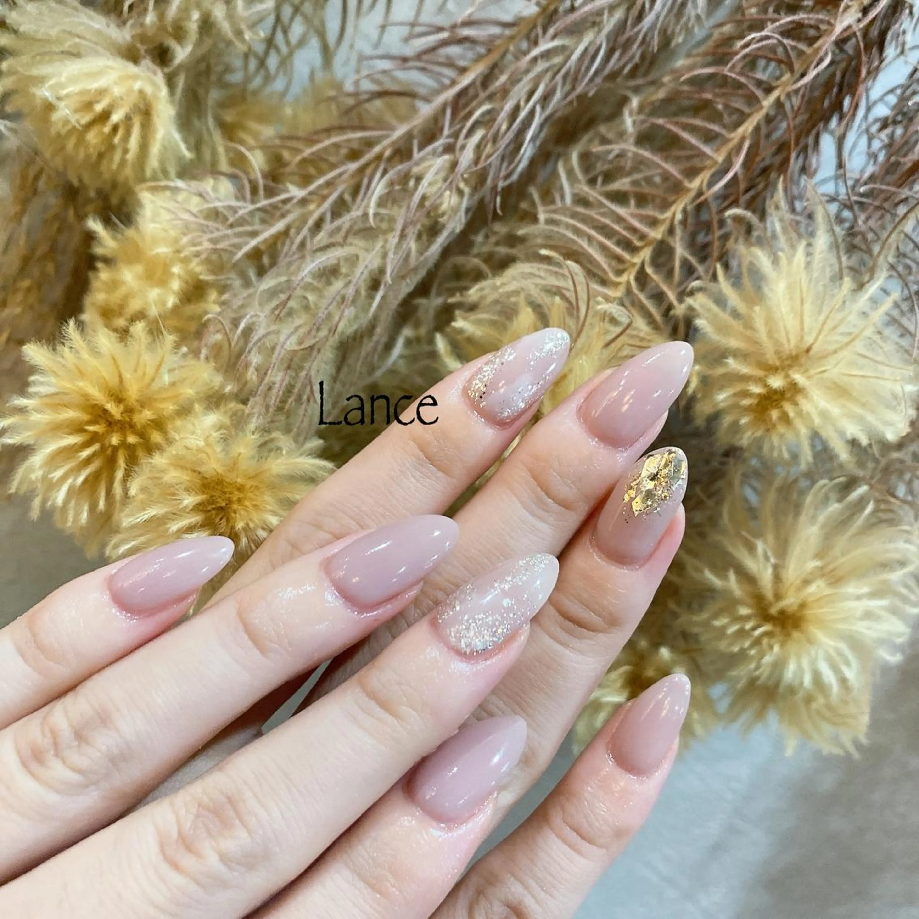 セミロング ハンドネイル Lance nailのネイルデザイン