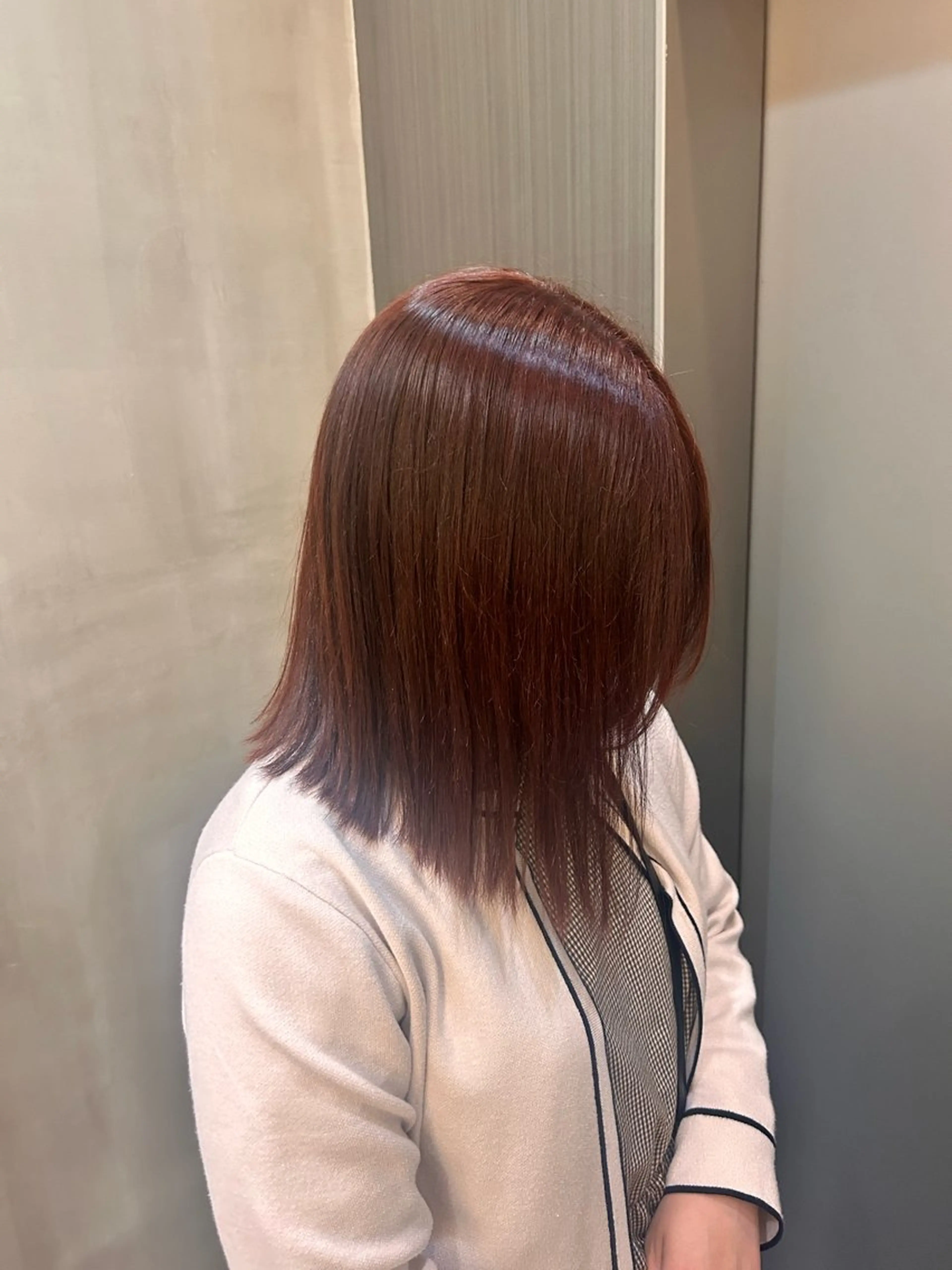 ミディアム カラー 韓国×髪質改善カラー 💎hinaのヘアスタイル