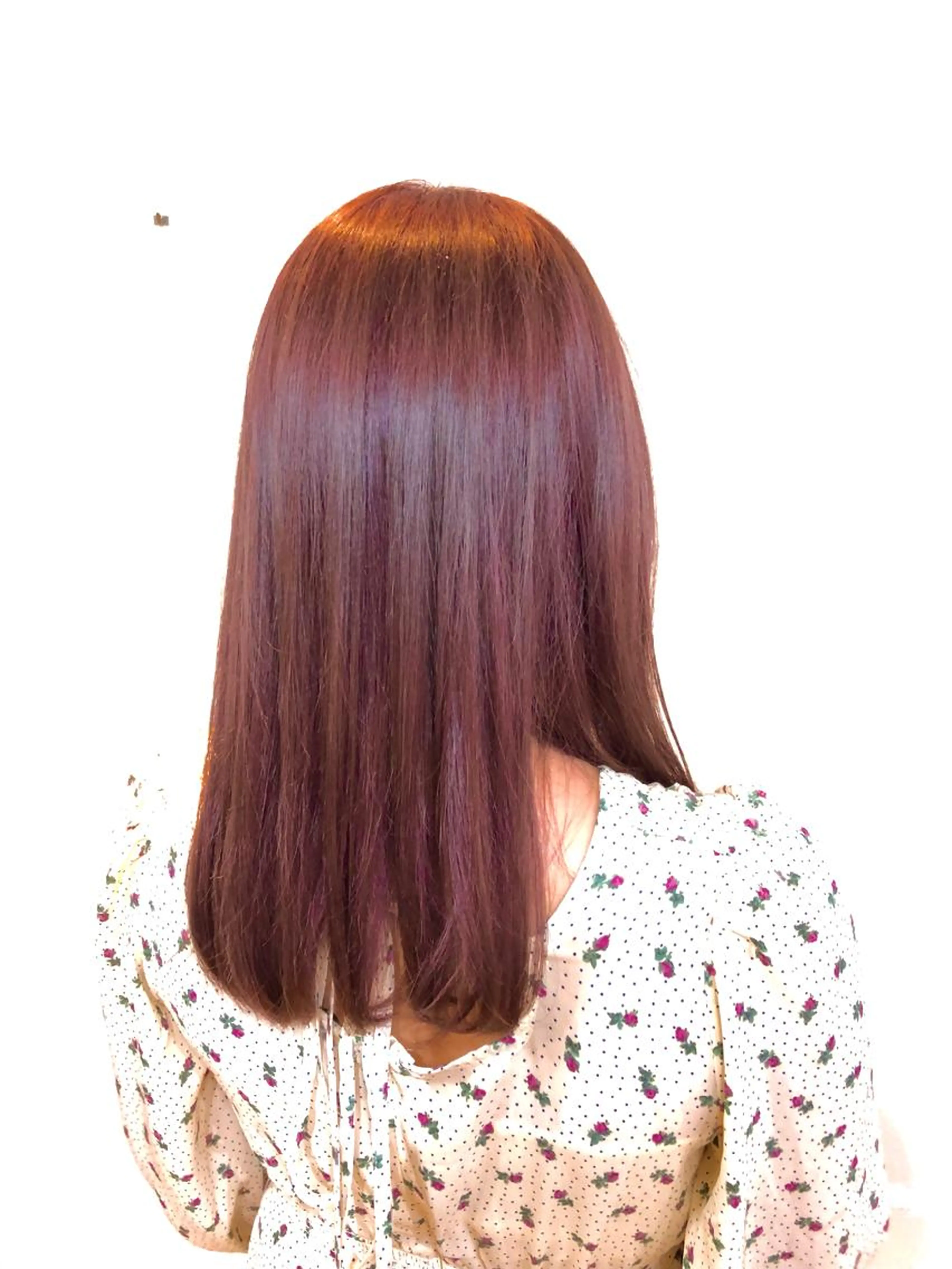 💖お薦め3番人気💖Aujuaヘアケアトリートメント＆レイヤーデザインカット&透明感カラー🎄🎄🎄🎄🎄🎄🎄の写真