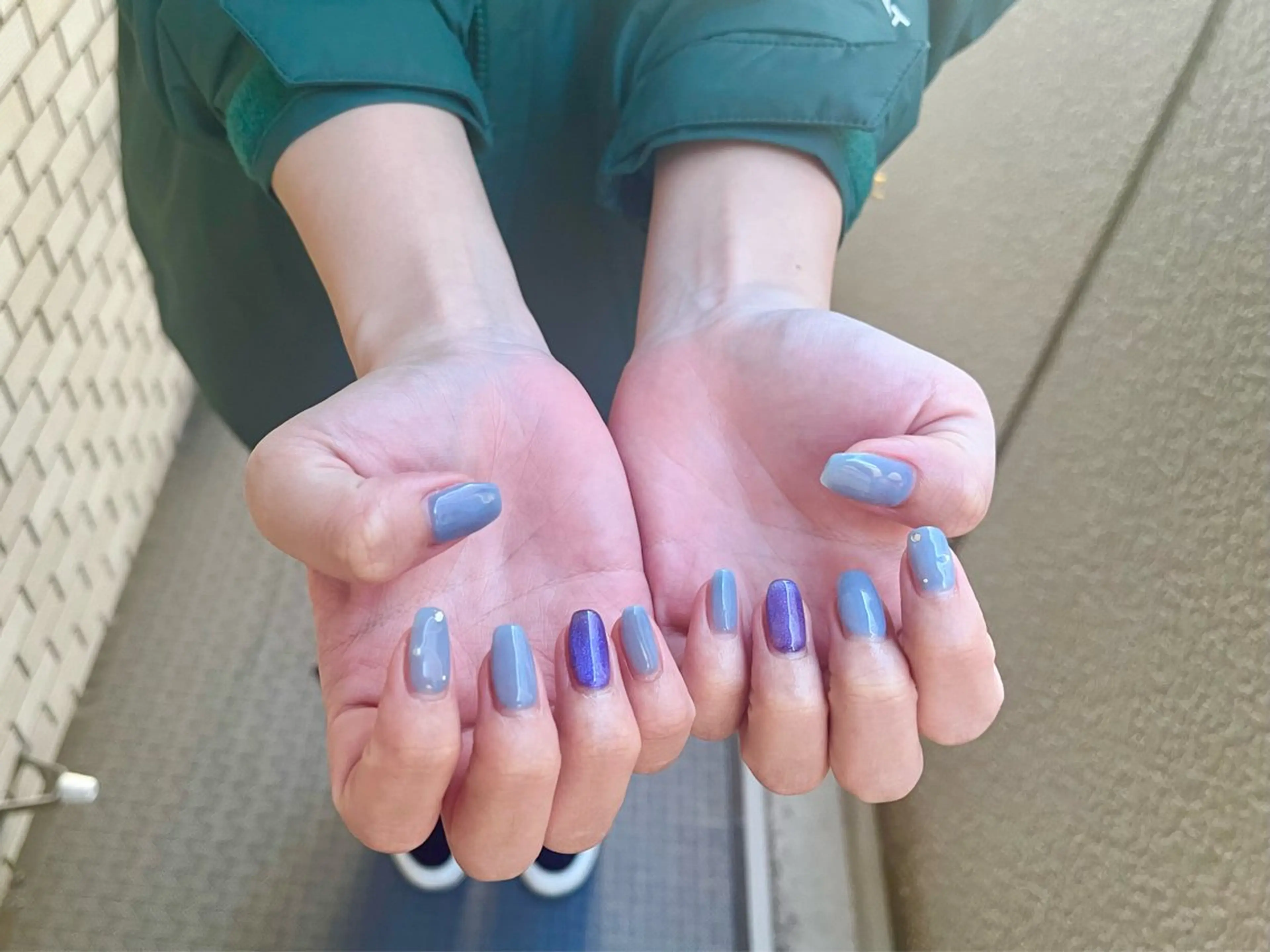 ネイル シンプルネイル ハンドネイル kiki nail たまプラーザのネイルデザイン