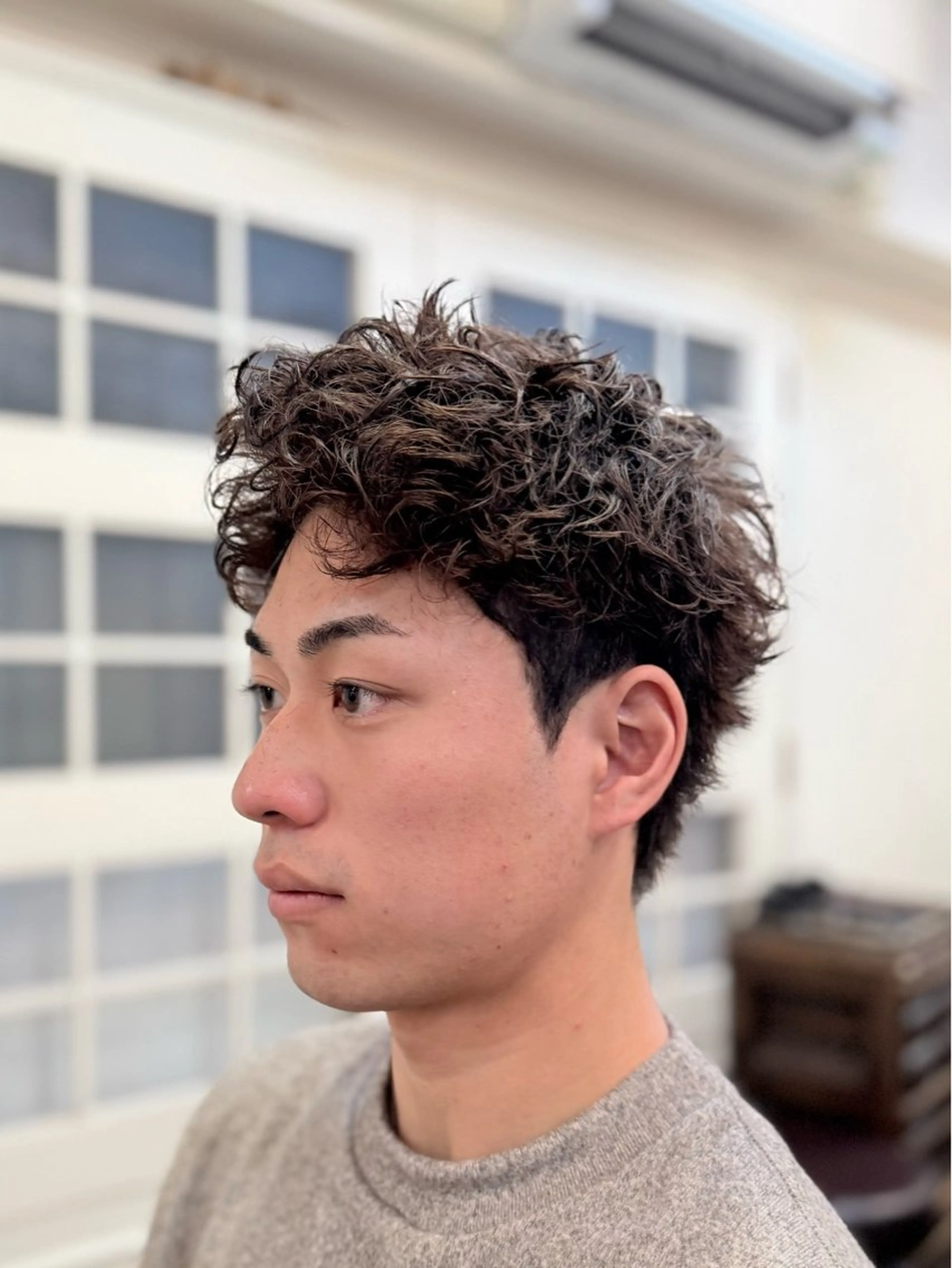 ショート パーマ メンズ メンズ/スパイキー ショート/isseyのヘアスタイル