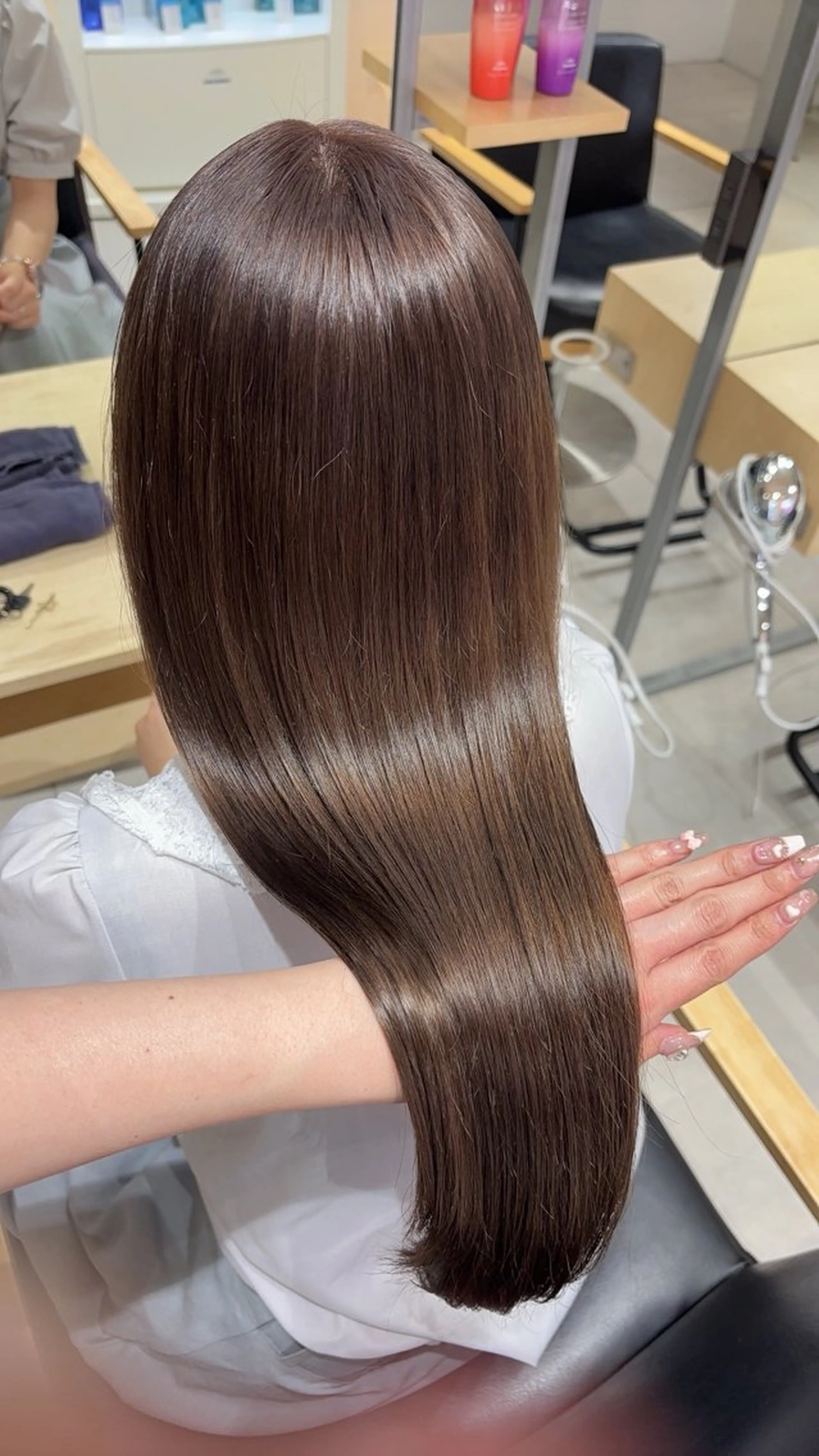 ロング ヘアカラー ヘアセット ゆるふわ透明感カラー 🎀ほの/表参道のヘアスタイル