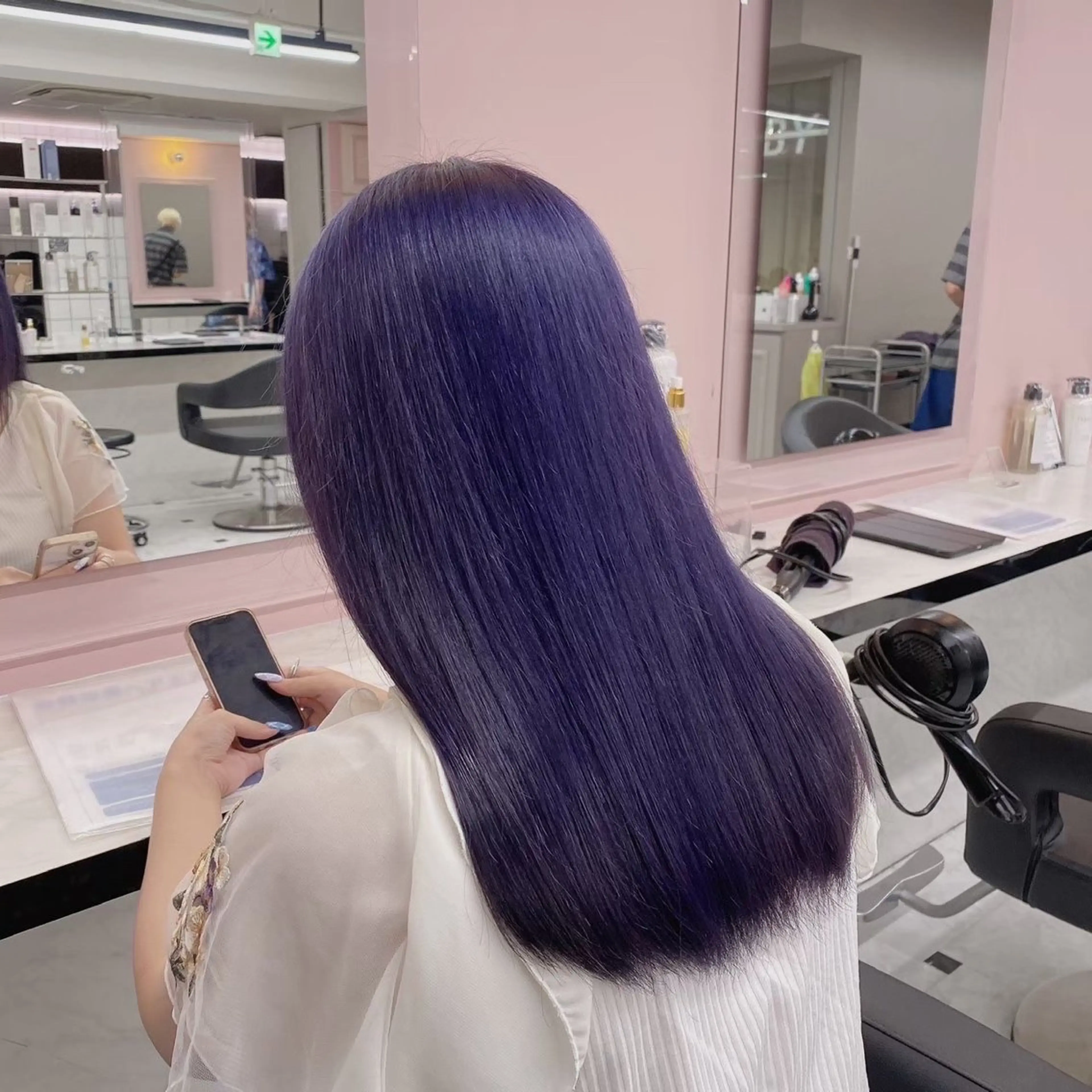 ロング カラー ダブルカラー ハイトーンカラー 髪質改善 トリートメント ヘアカラー トリートメント ヘッドスパ ヘアセット 💖SAE💖 銀座美容師のヘアスタイル