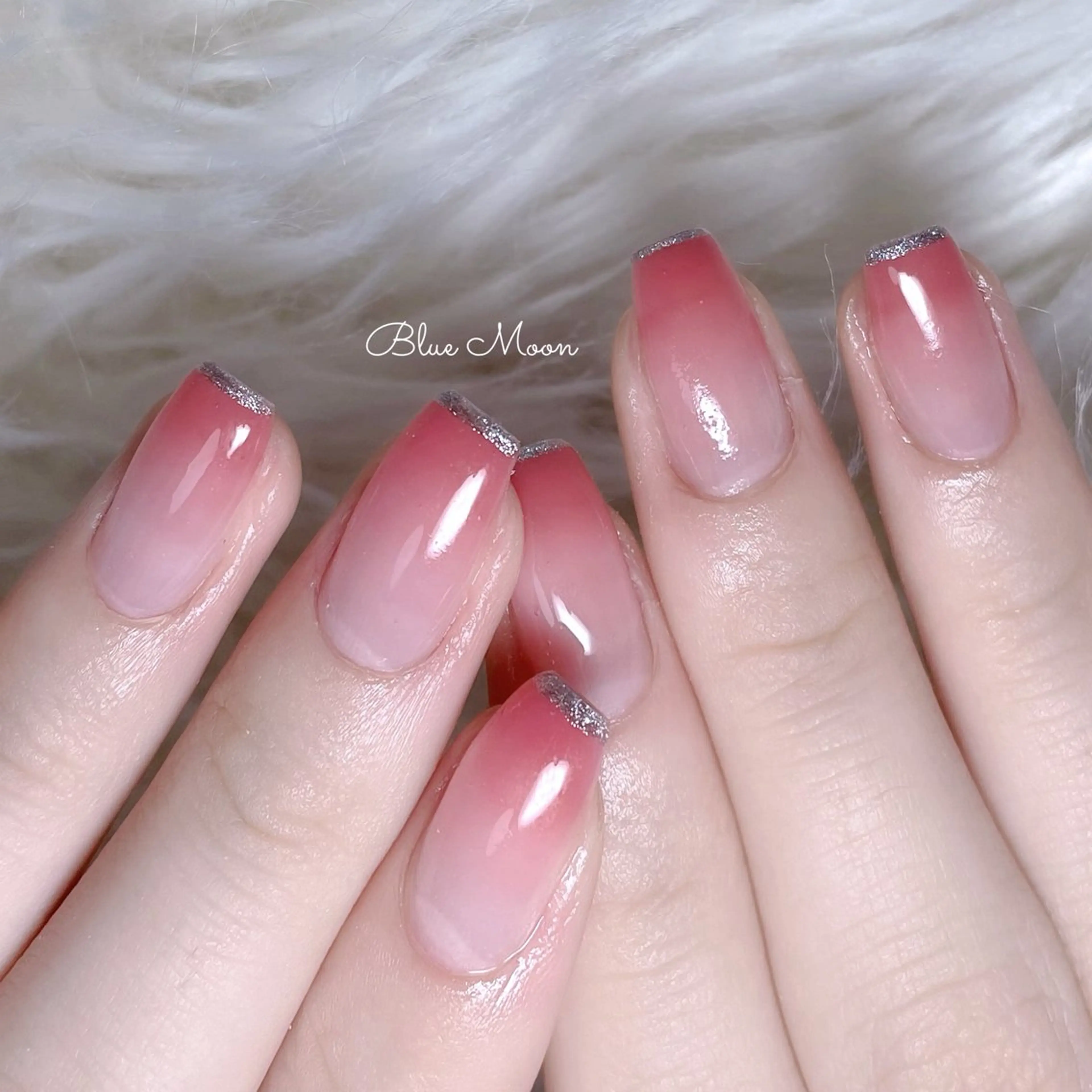 ネイル ラメ(グリッター) ハンドネイル ハンドケア nail salon Blue Moonのネイルデザイン