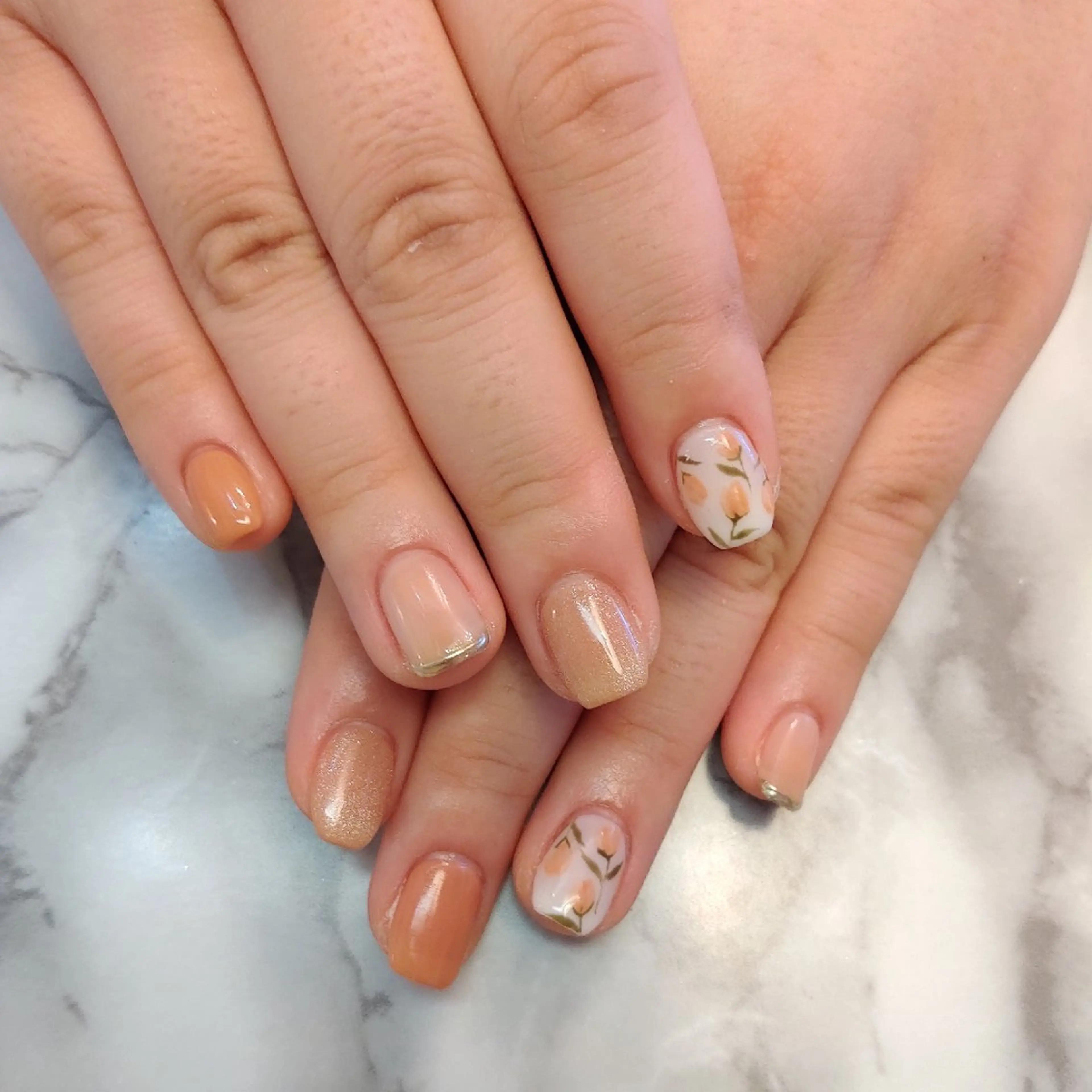 ネイル ジェヌインネイル 河内のネイルデザイン