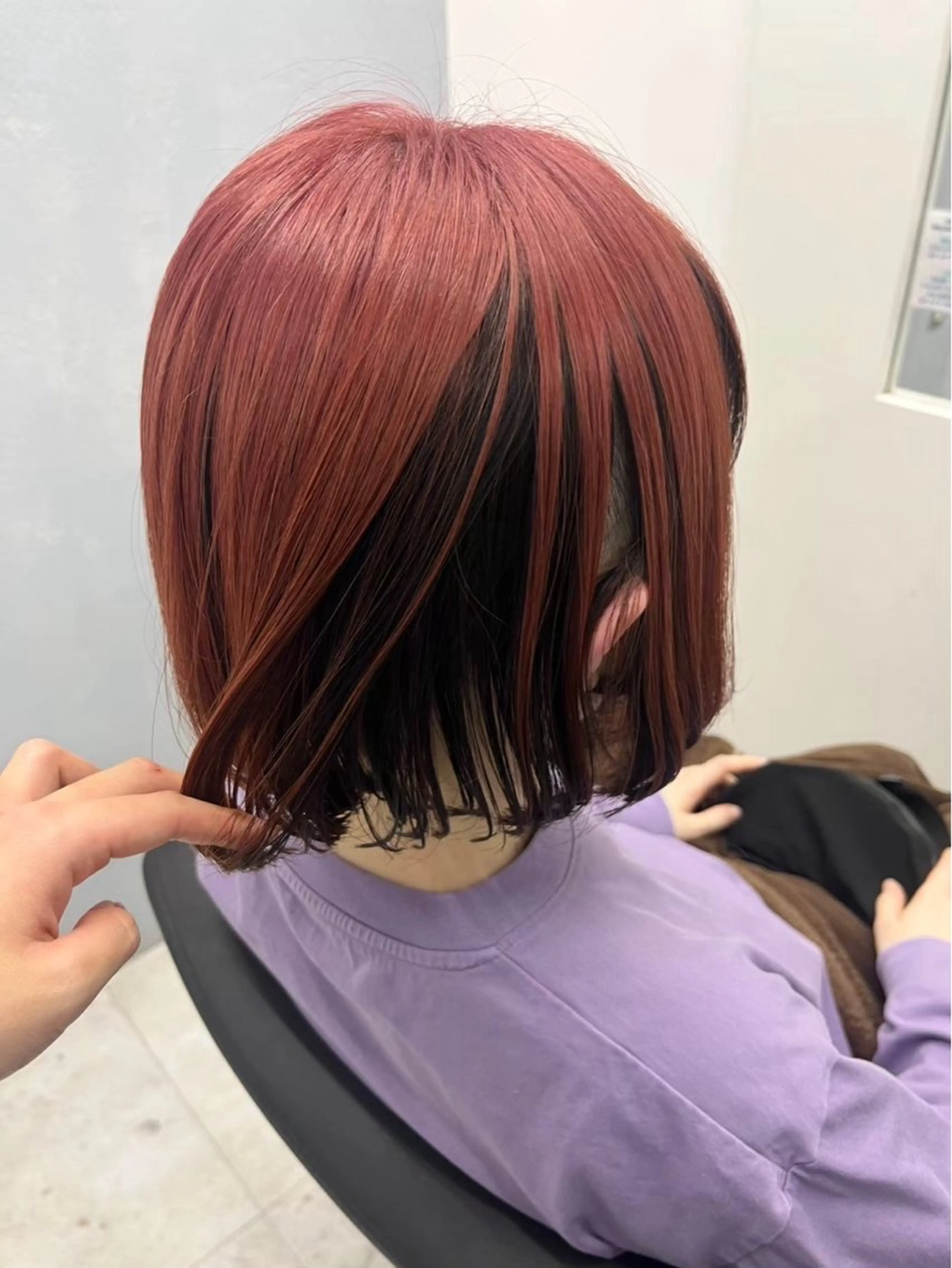 【🥣インナーカラー🌷】ブリーチ+カット+カラー+1stepトリートメントの写真