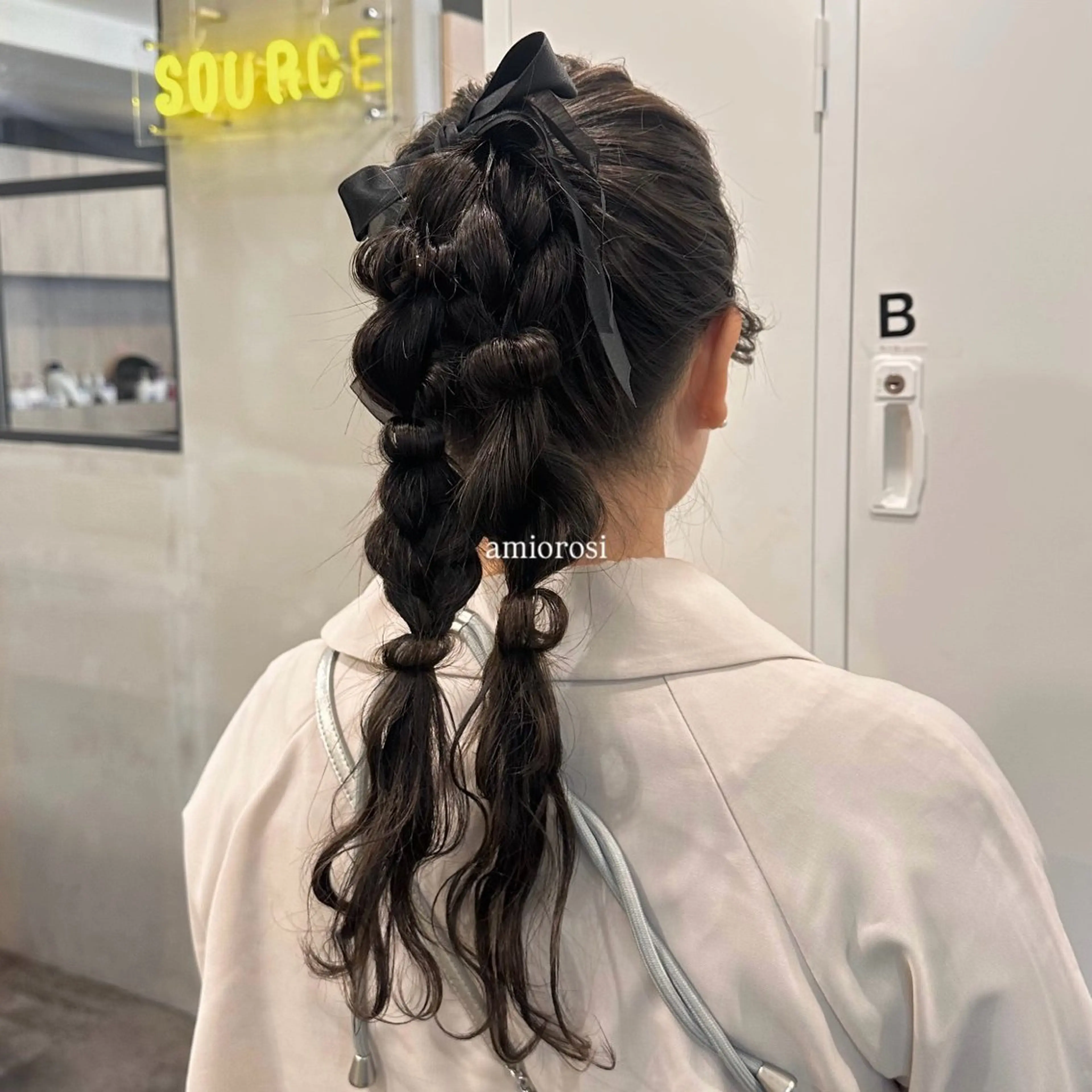 ロング カラー ヘアアレンジ デート ヘアセット makoto / 韓国風ヘア🎀🪄︎のヘアスタイル