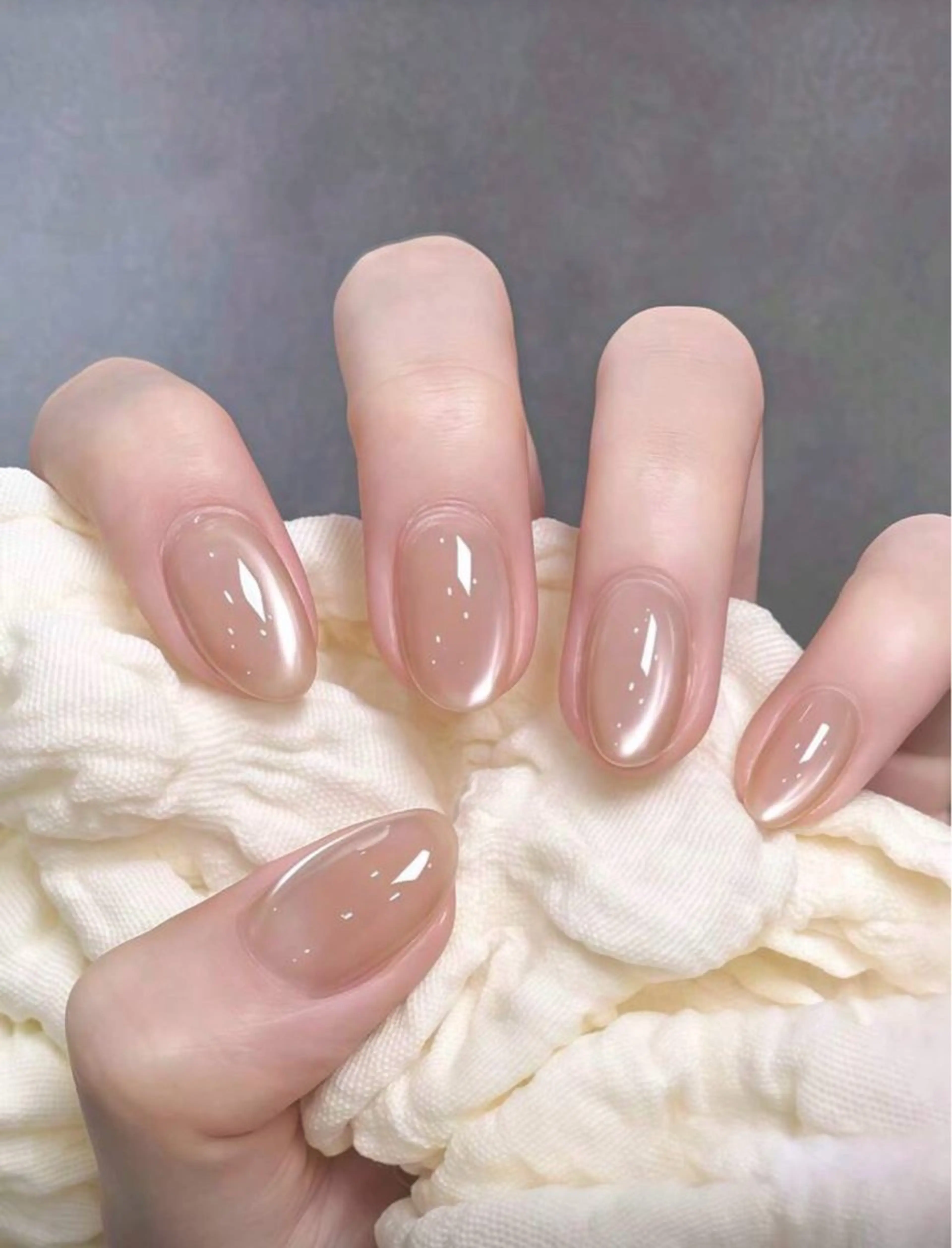 ネイル アートネイル オーロラネイル クリアネイル 長さ出し フレンチネイル ハンドネイル 佐藤 笹のネイルデザイン