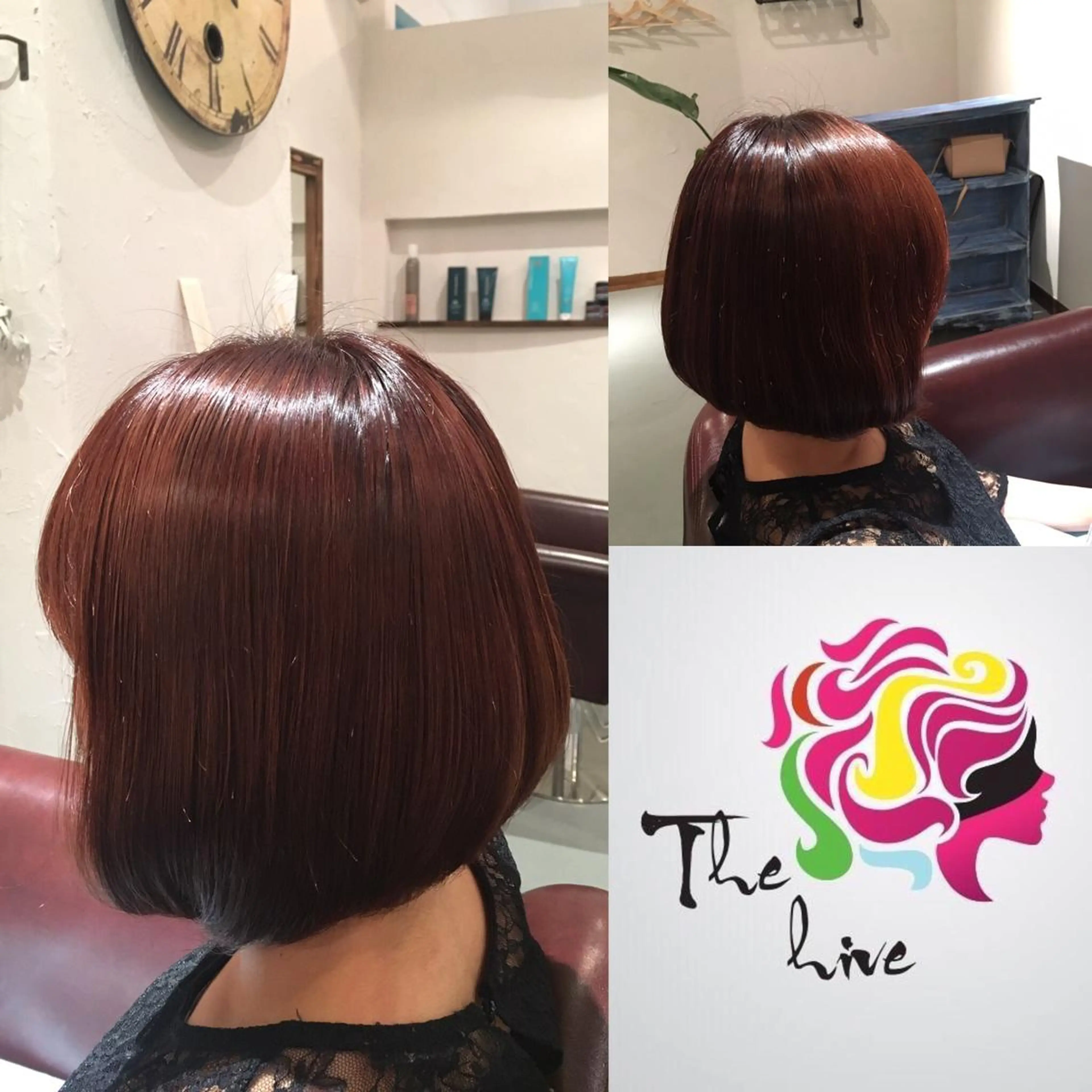 ショート カラー Hair salon The  hiveのヘアスタイル