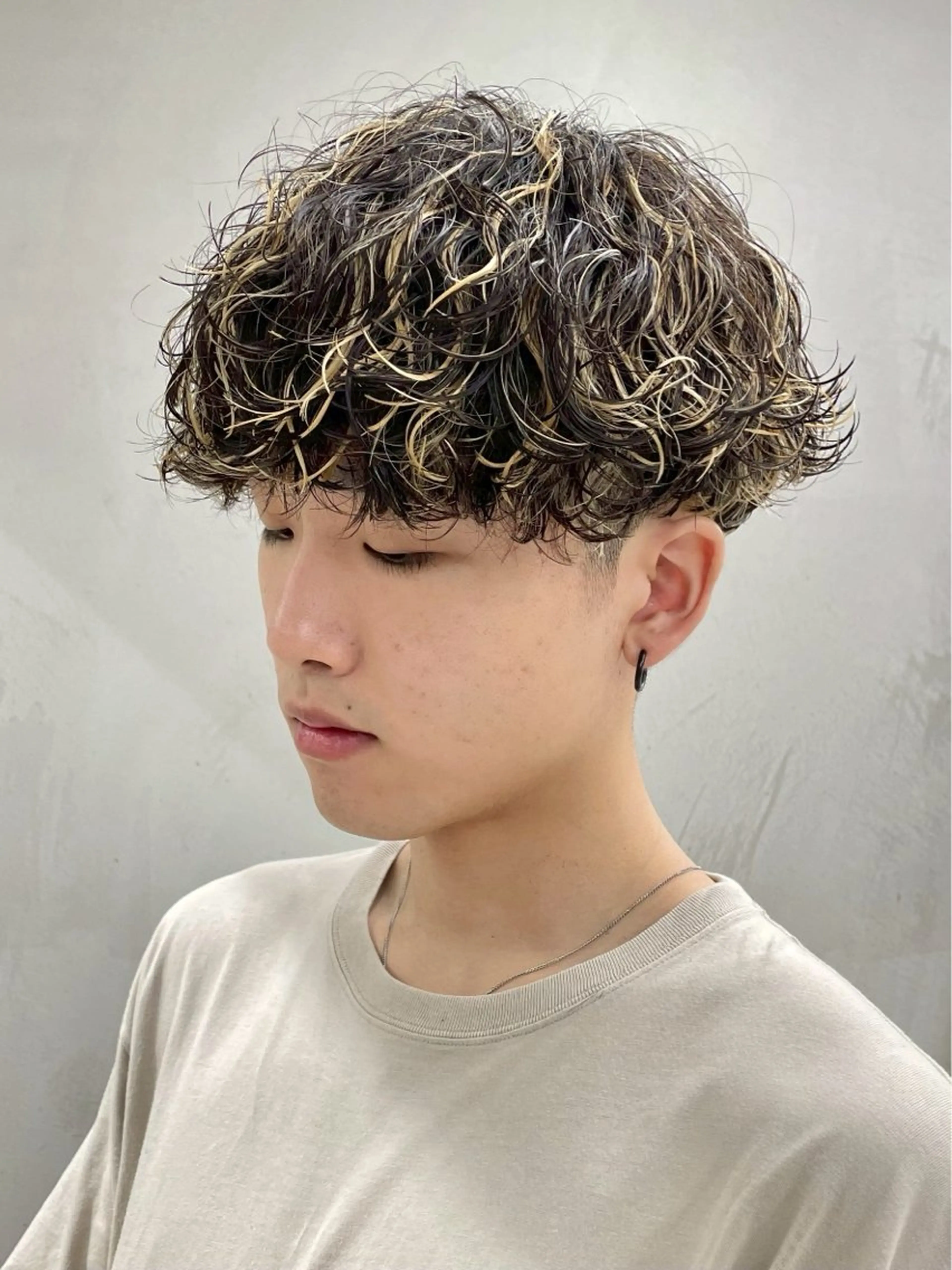 ショート カラー メンズ 名古屋メンズパーマ /松井生のヘアスタイル