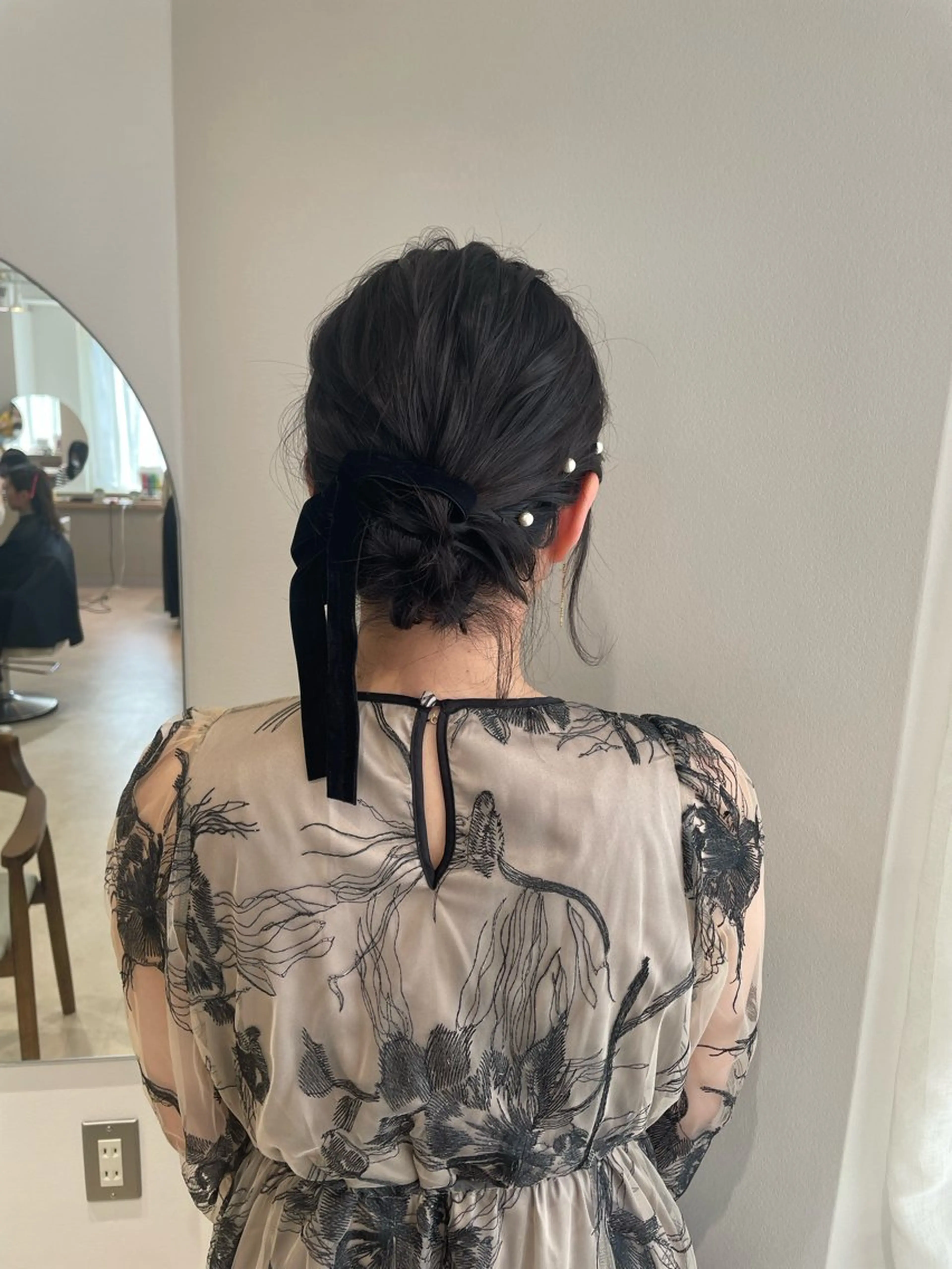 ショート ヘアアレンジ ヘアセット Osoko Hiyoriのヘアスタイル