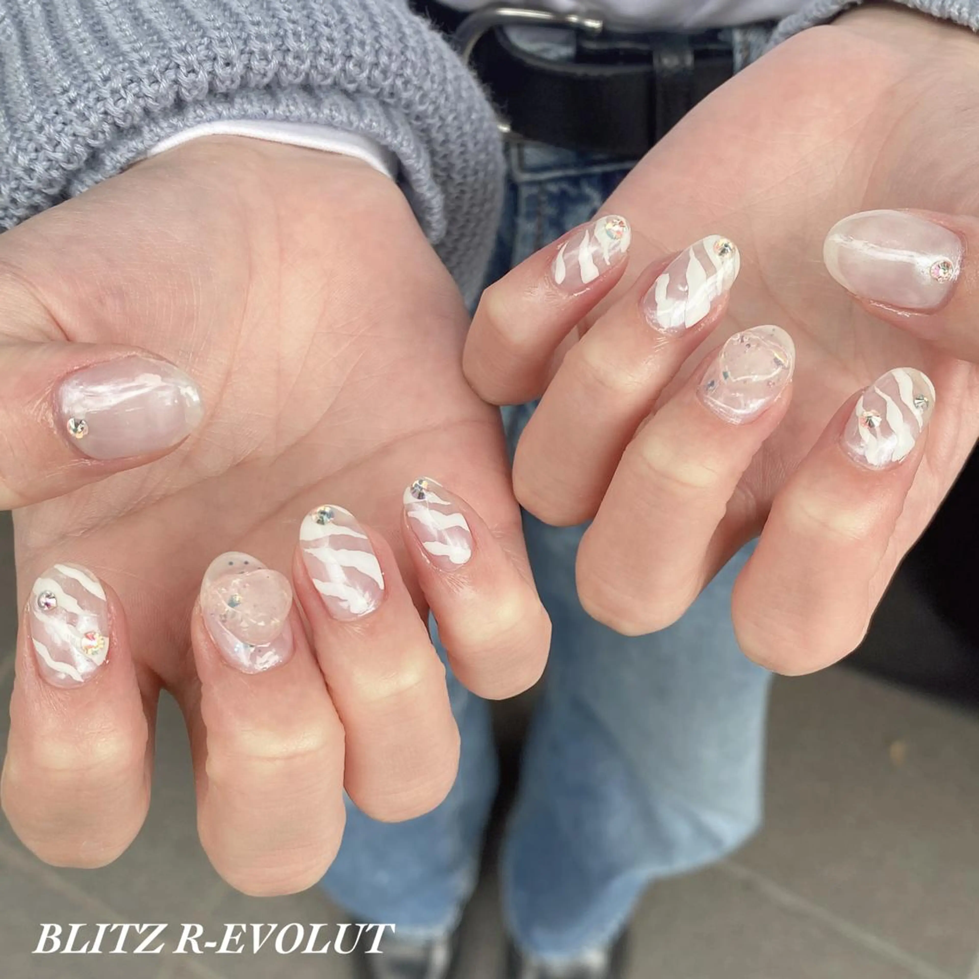 ネイル ハンドネイル ☁️BLITZ 🎀笠原雪音🎀のネイルデザイン