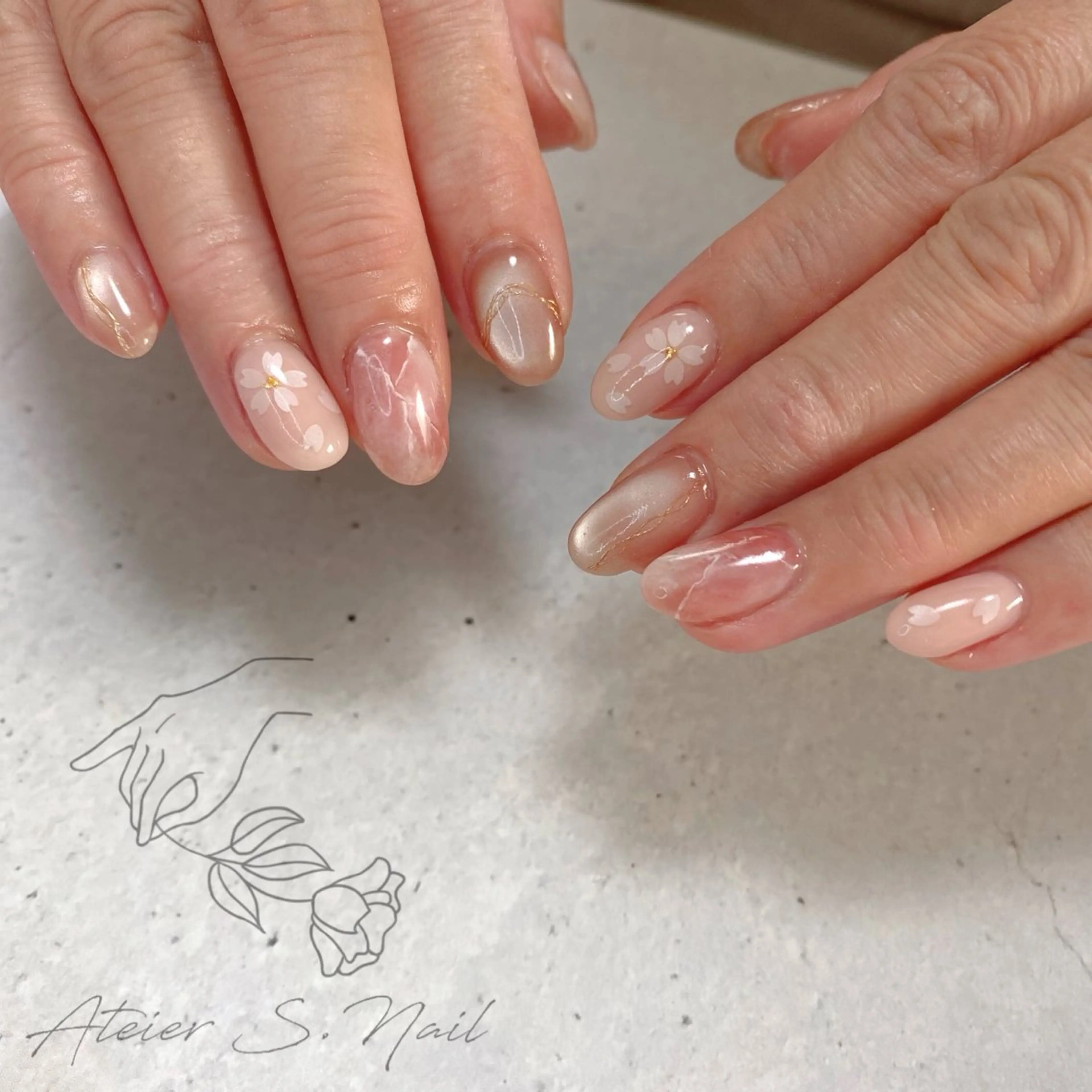 ネイル ハンドネイル Atelier S.nailのネイルデザイン