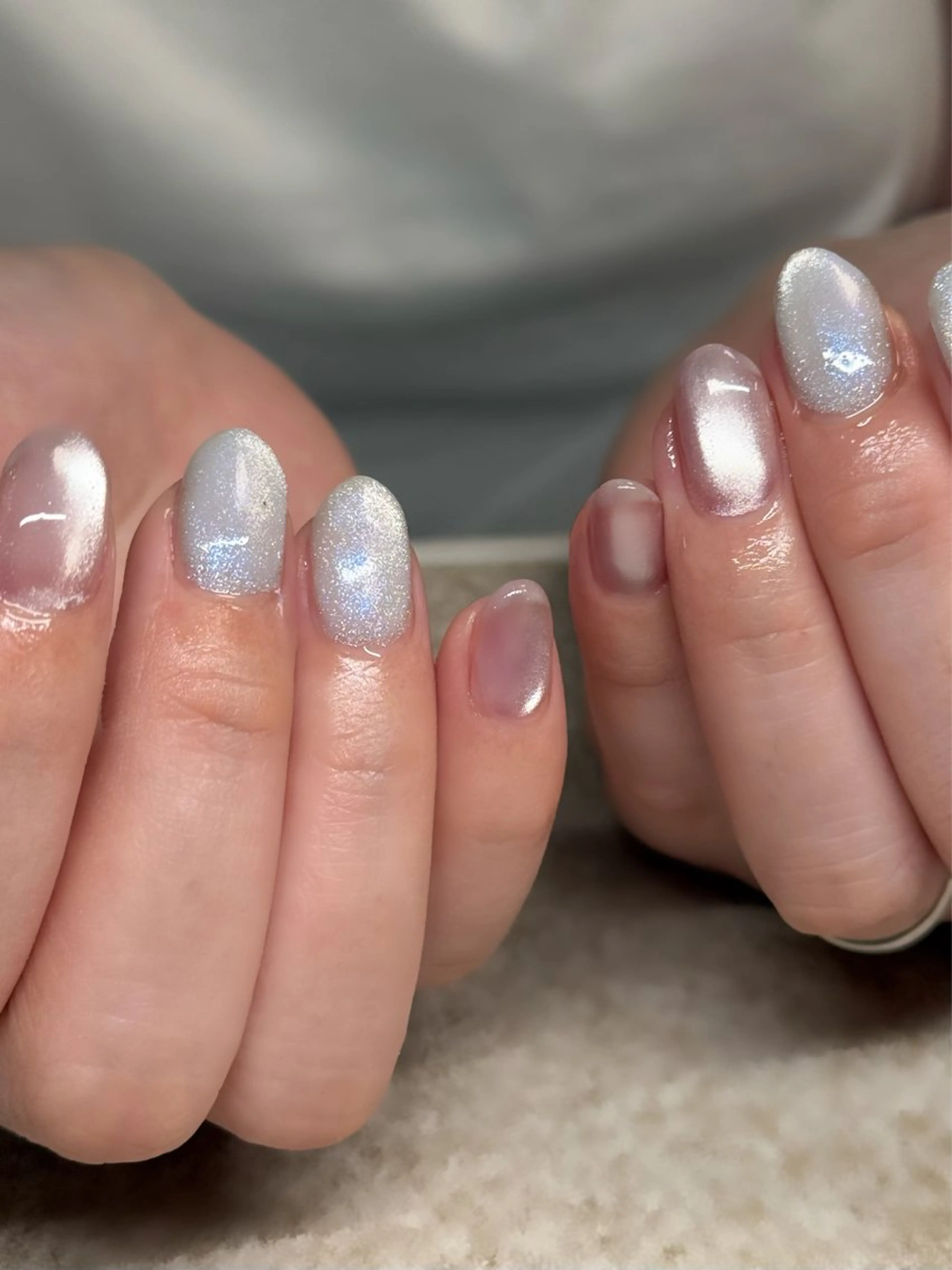 ネイル マグネットネイル ワンカラーネイル ハンドネイル Bell Nailのネイルデザイン