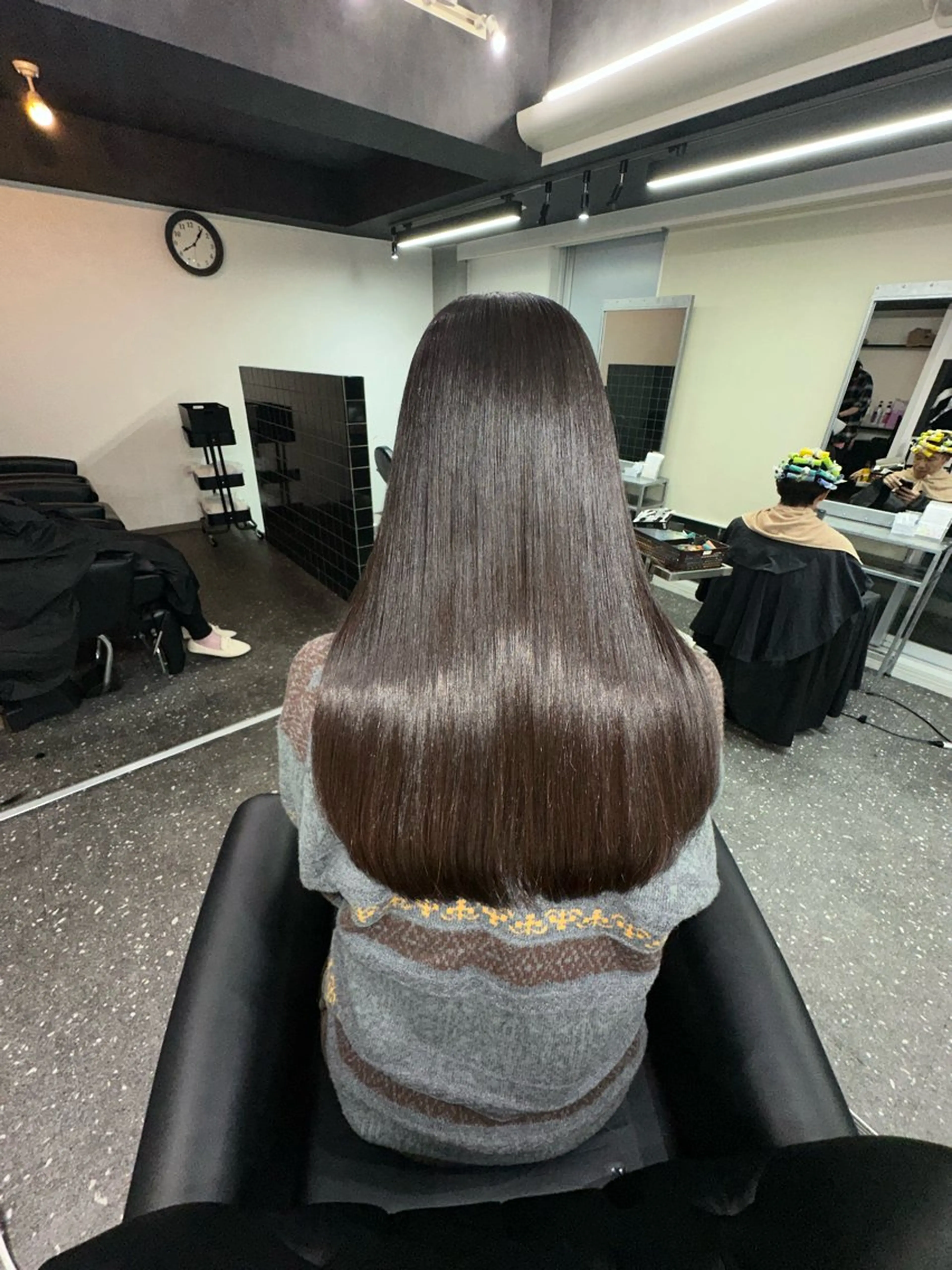 ロング パーマ カット 縮毛矯正 トリートメント 髪質改善⭐️縮毛矯正 吉祥寺⭐️Rinaのヘアスタイル