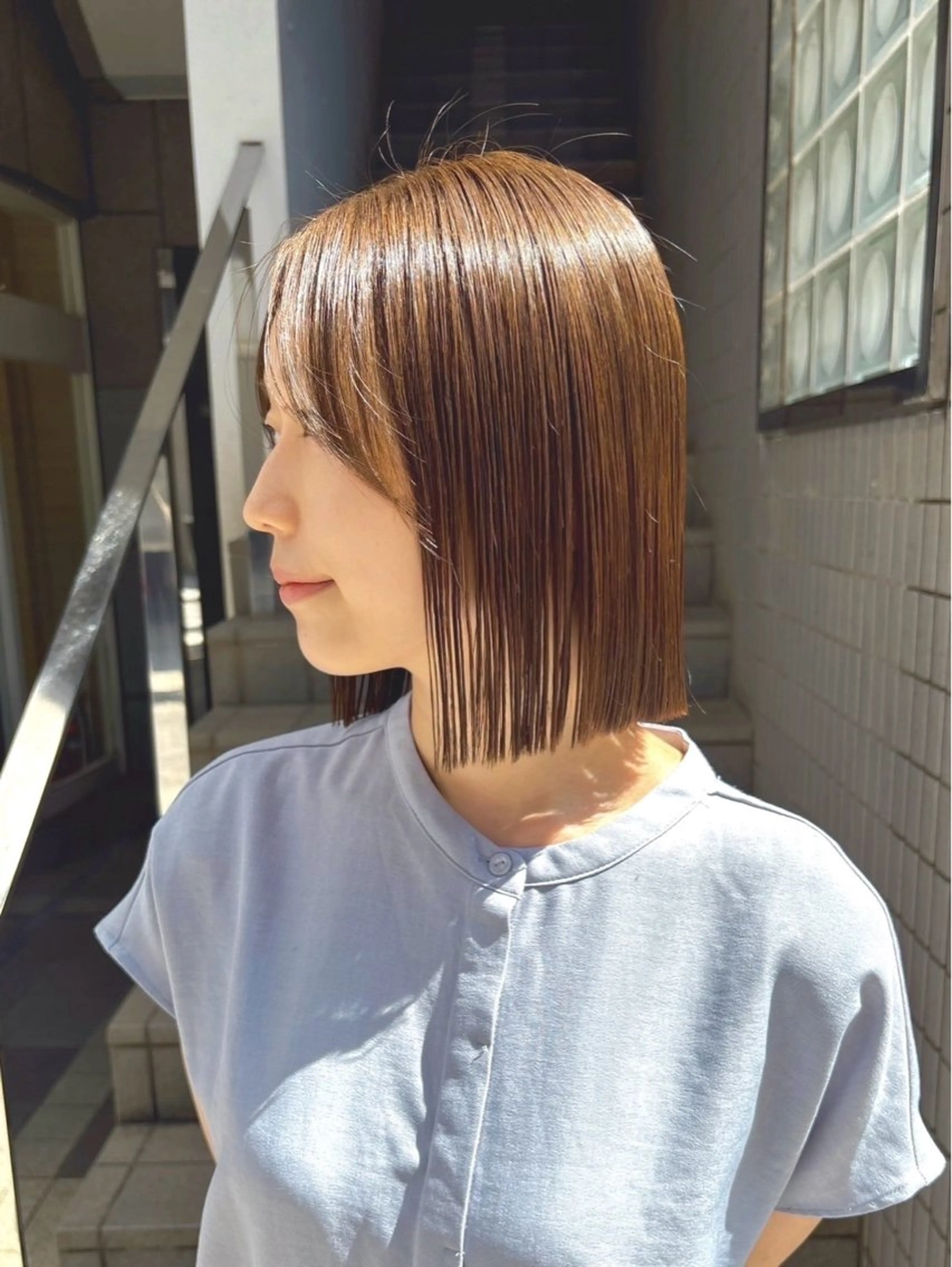 ミディアム カラー カット ヘアカラー トリートメント 横浜カラー/パーマ/ SAKI💫のヘアスタイル