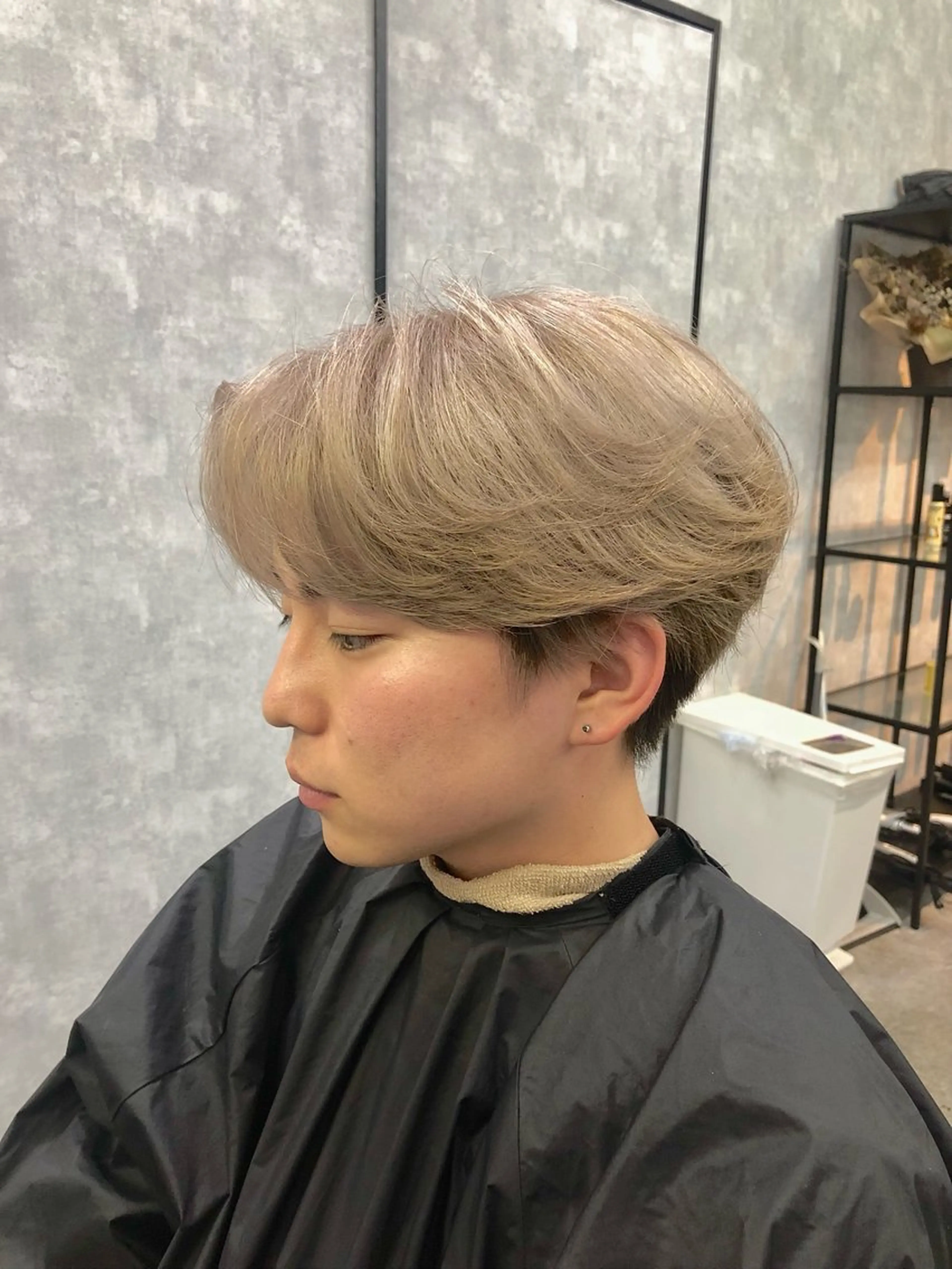 メンズ メンズブリーチ meulu-所属・渡邉 怜のヘアスタイル