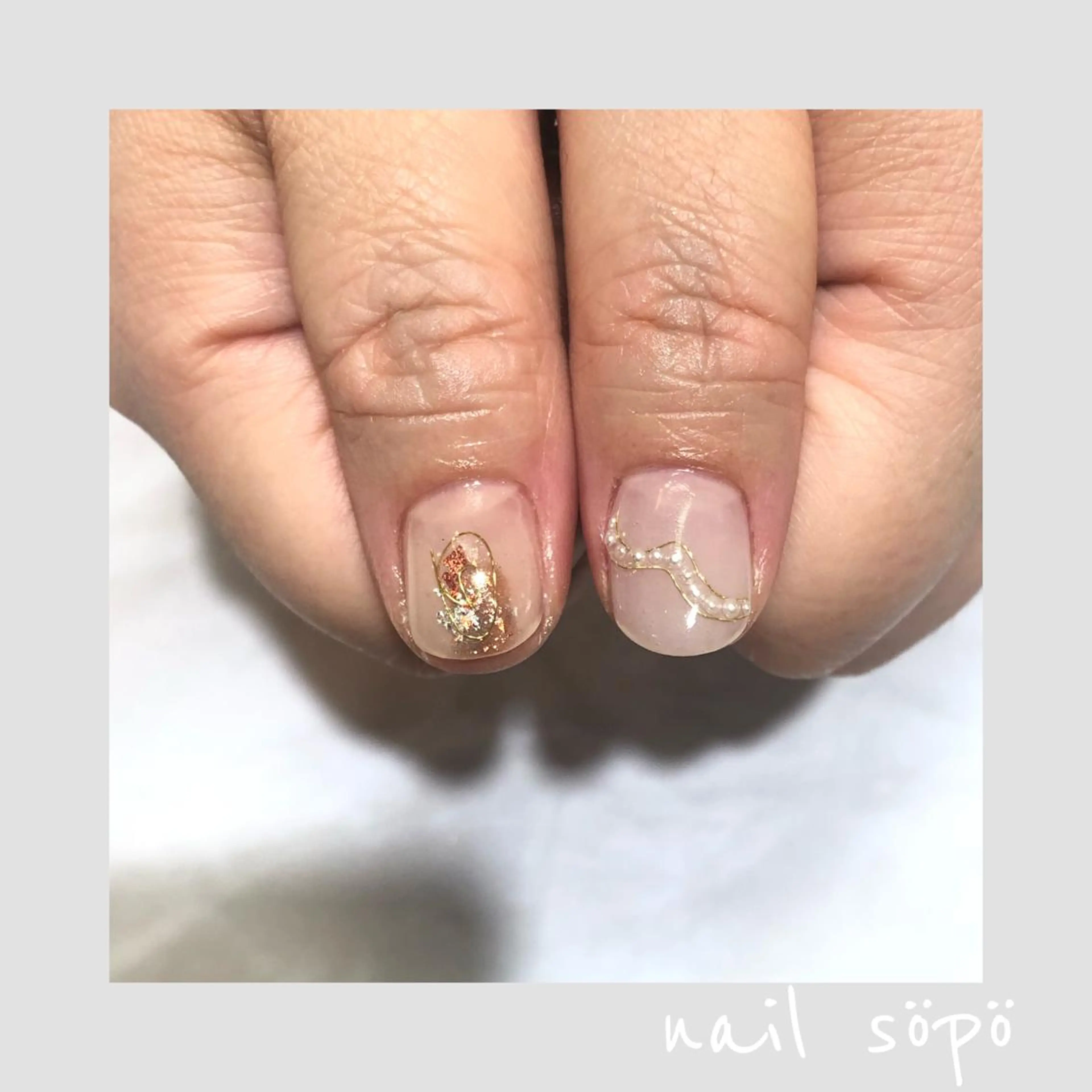 ネイル 自由が丘✳︎奥沢 nail söpöのネイルデザイン