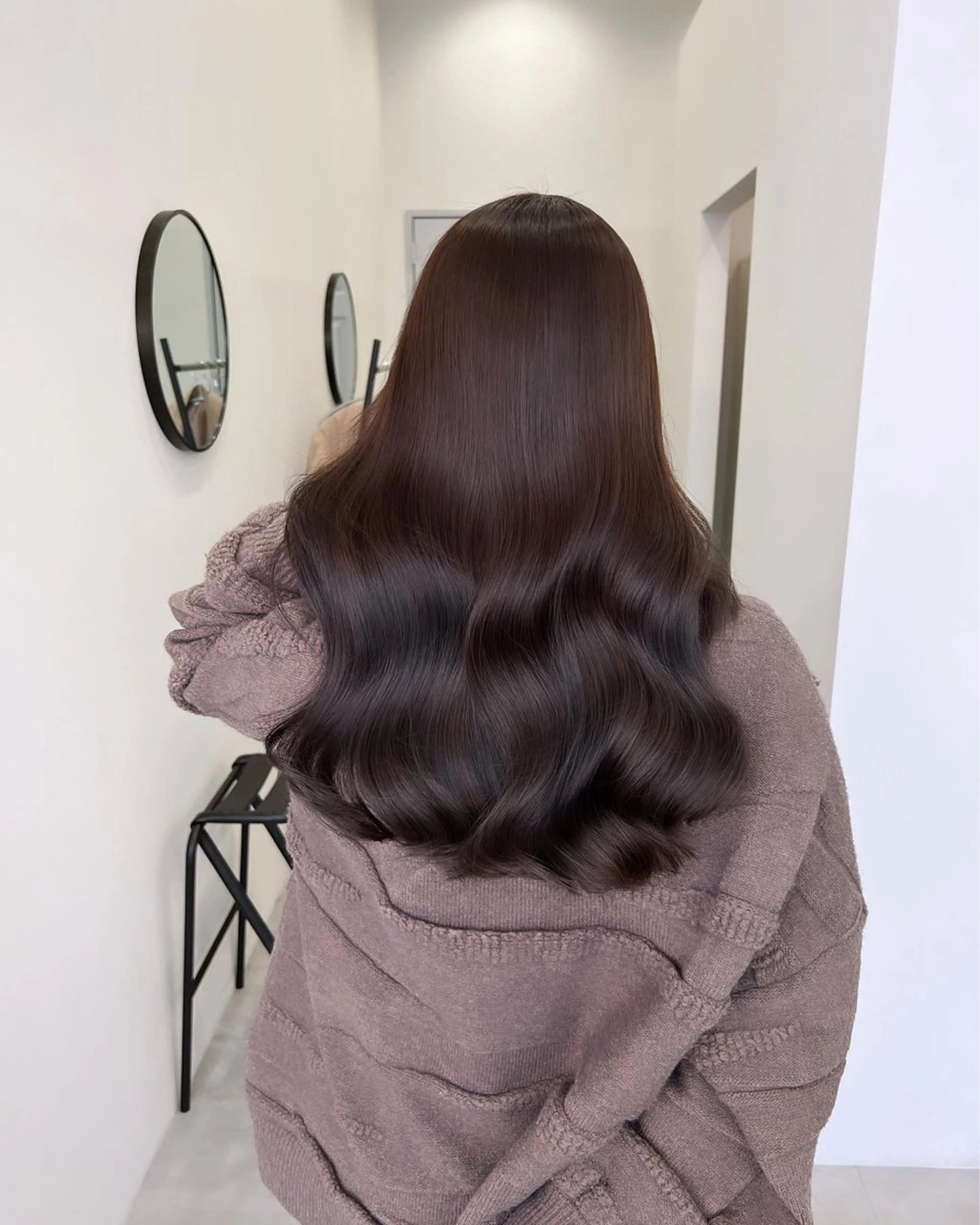 ロング カラー 松下 奈央のヘアスタイル