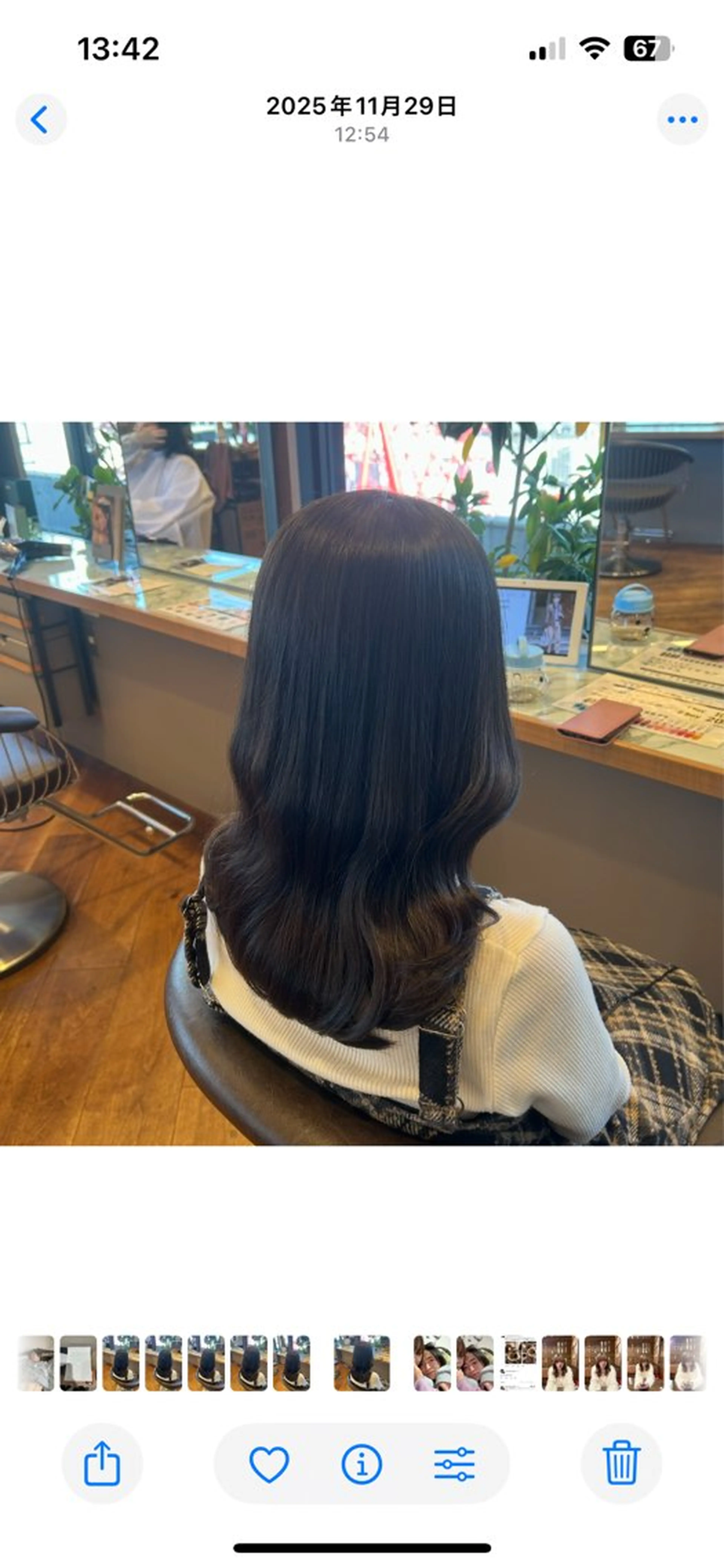 ミディアム カラー 透明感カラー 梅田/カラーモデル/ midukiのヘアスタイル