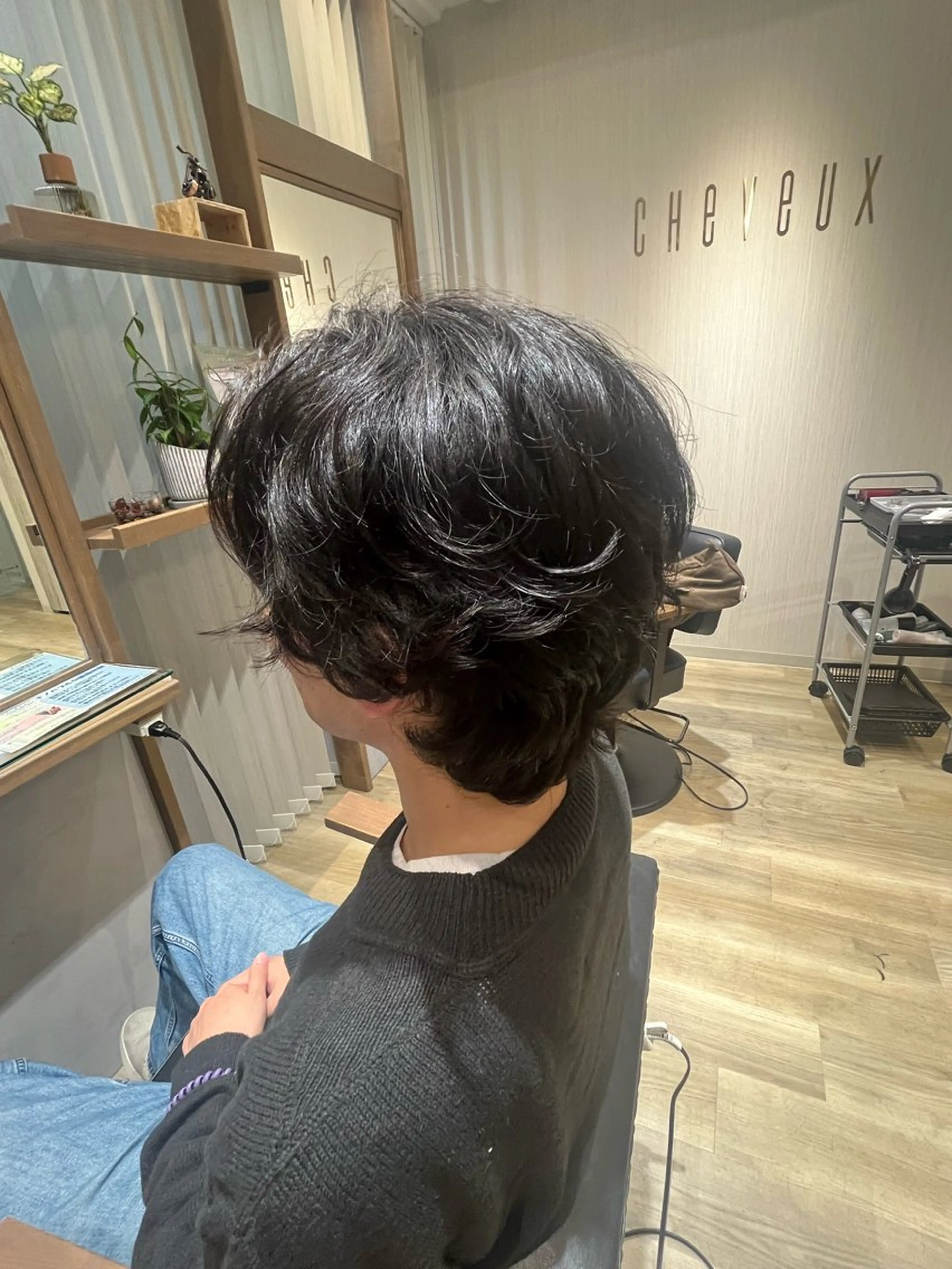 パーマ メンズ メンズパーマ スパイラルパーマ 樋口 莉奈のヘアスタイル