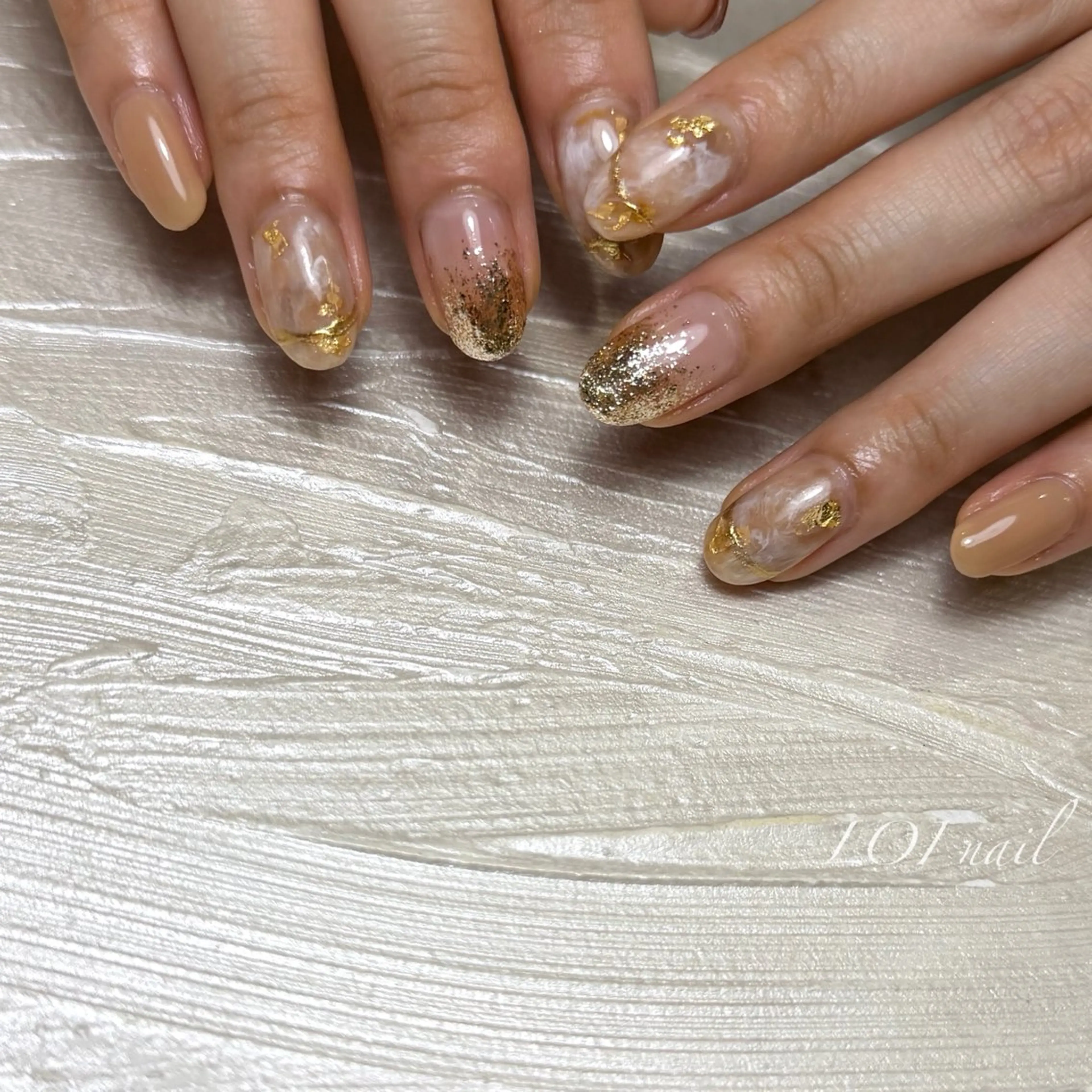 ネイル ニュアンスネイル ハンドネイル LOInail天王店所属・LOI nail 天王店 otohaのネイルデザイン