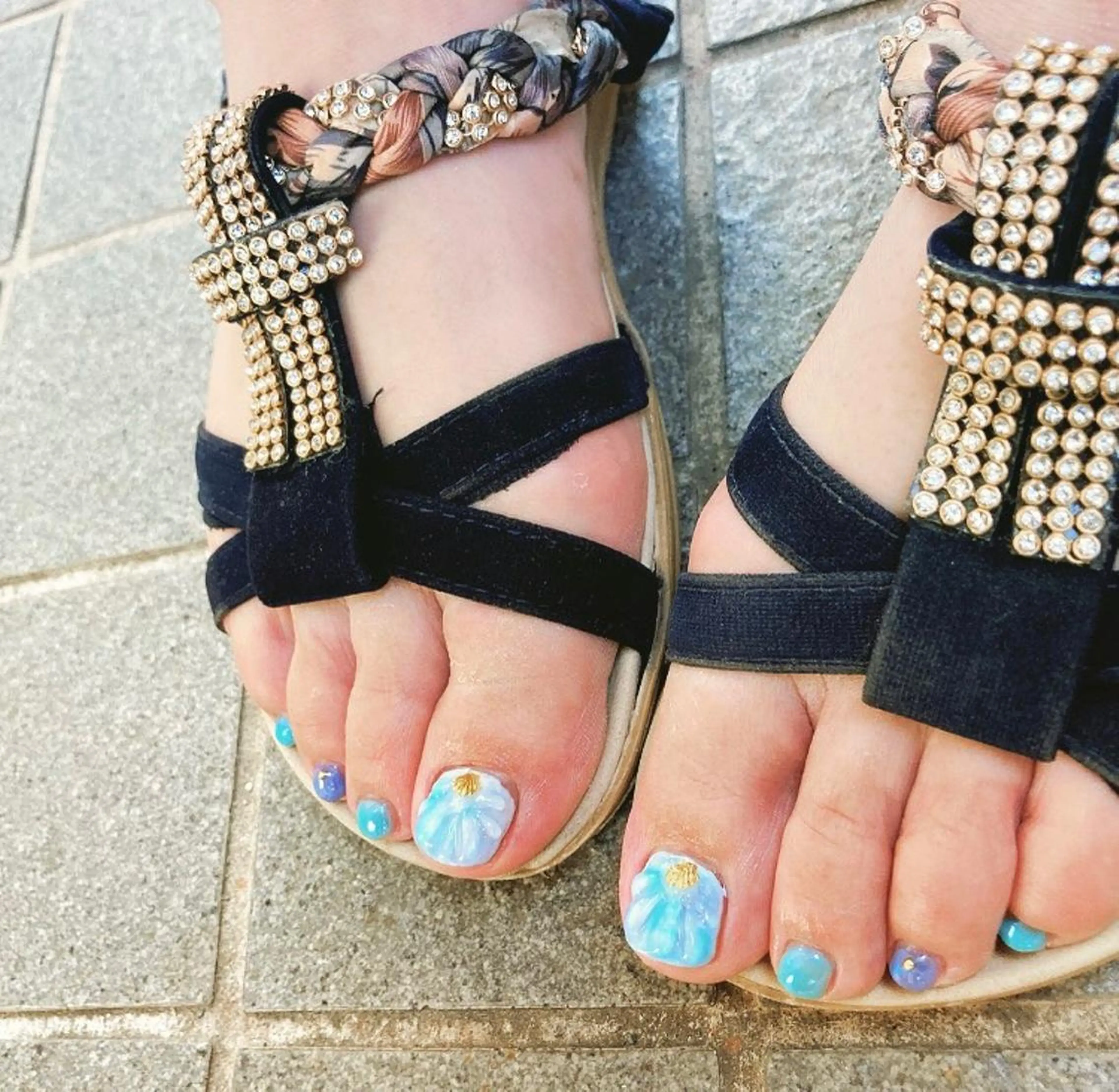 ネイル 夏ネイル フットネイル YunAsu ひぃちゃんのエステ・リラクイメージ