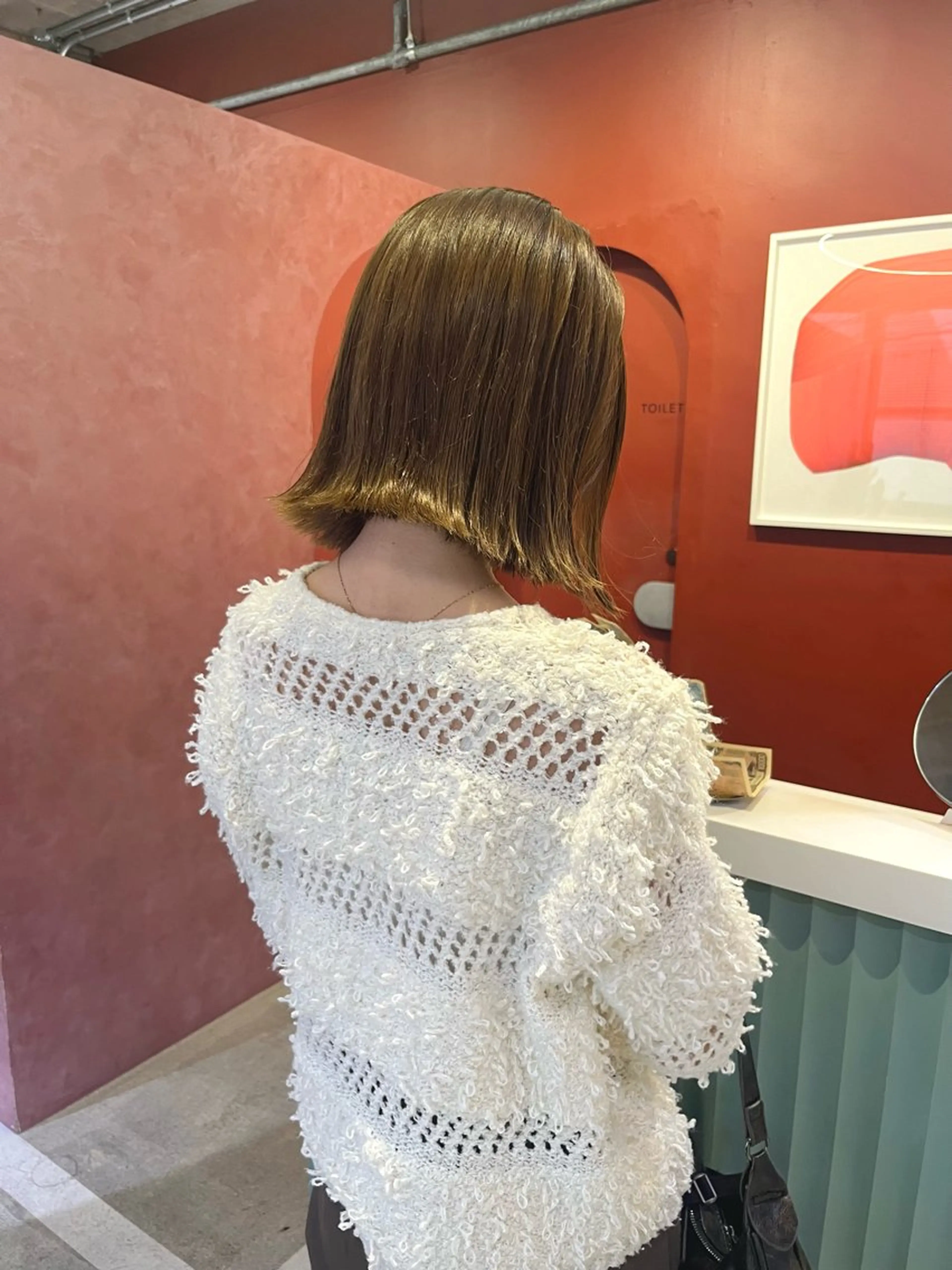 ミディアム カラー ヘアカラー 似合わせレイヤー🍏 ★パーマ/ののかのヘアスタイル