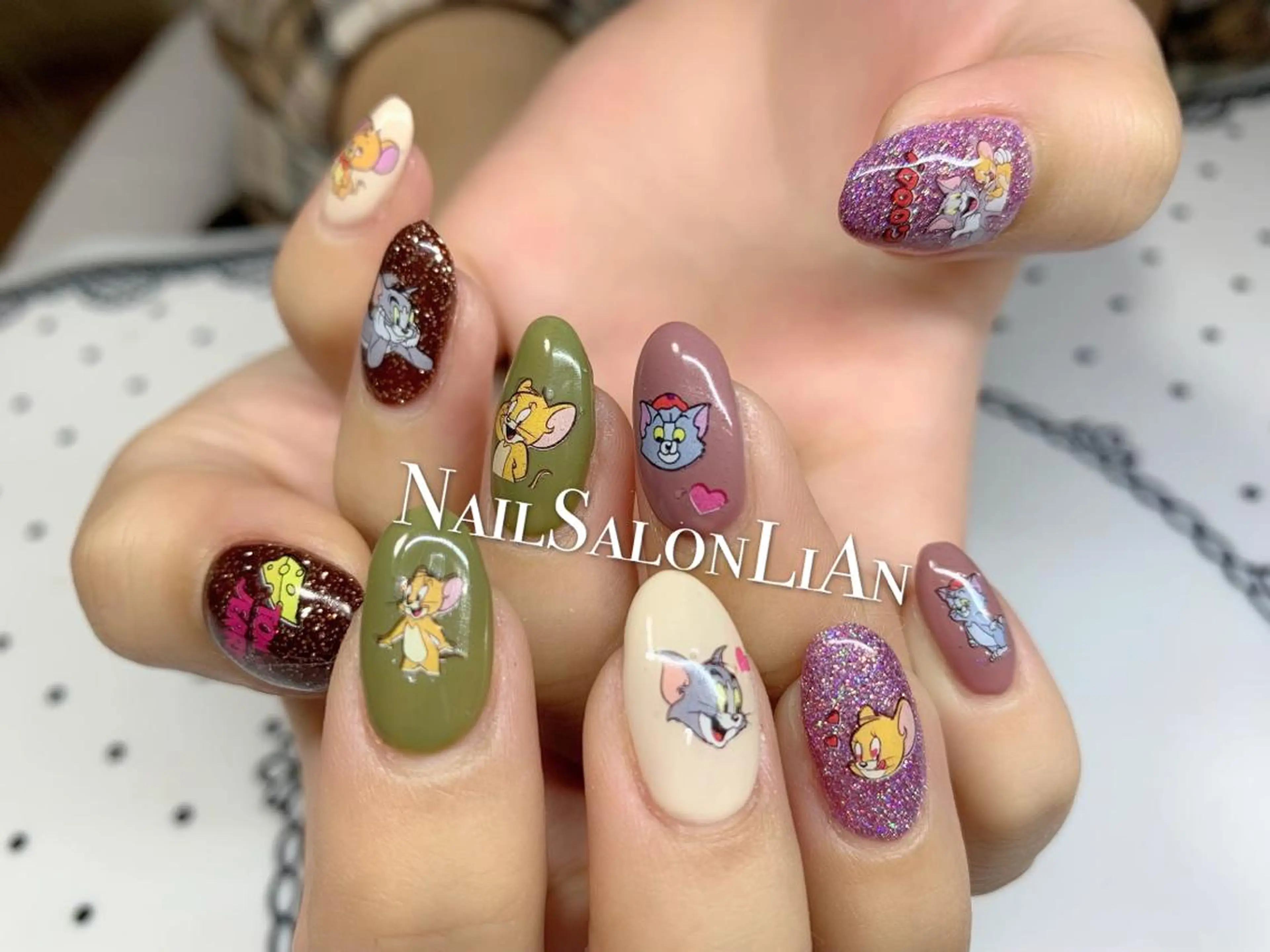 ネイル 持ち込み ハンドネイル NailSalon LiAnのネイルデザイン