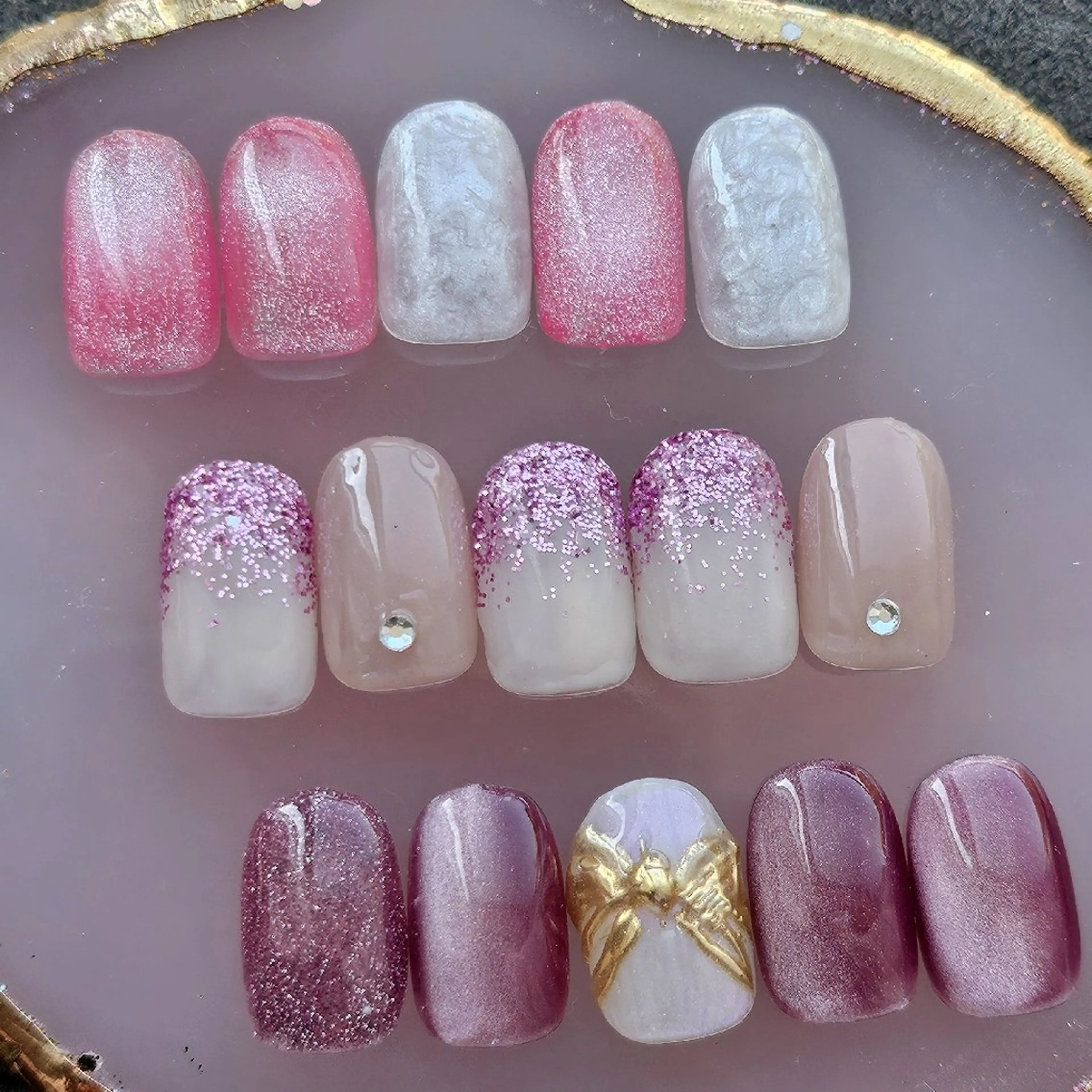 ネイル ピンク ハンドネイル NailSalon LuireYUUNAのネイルデザイン