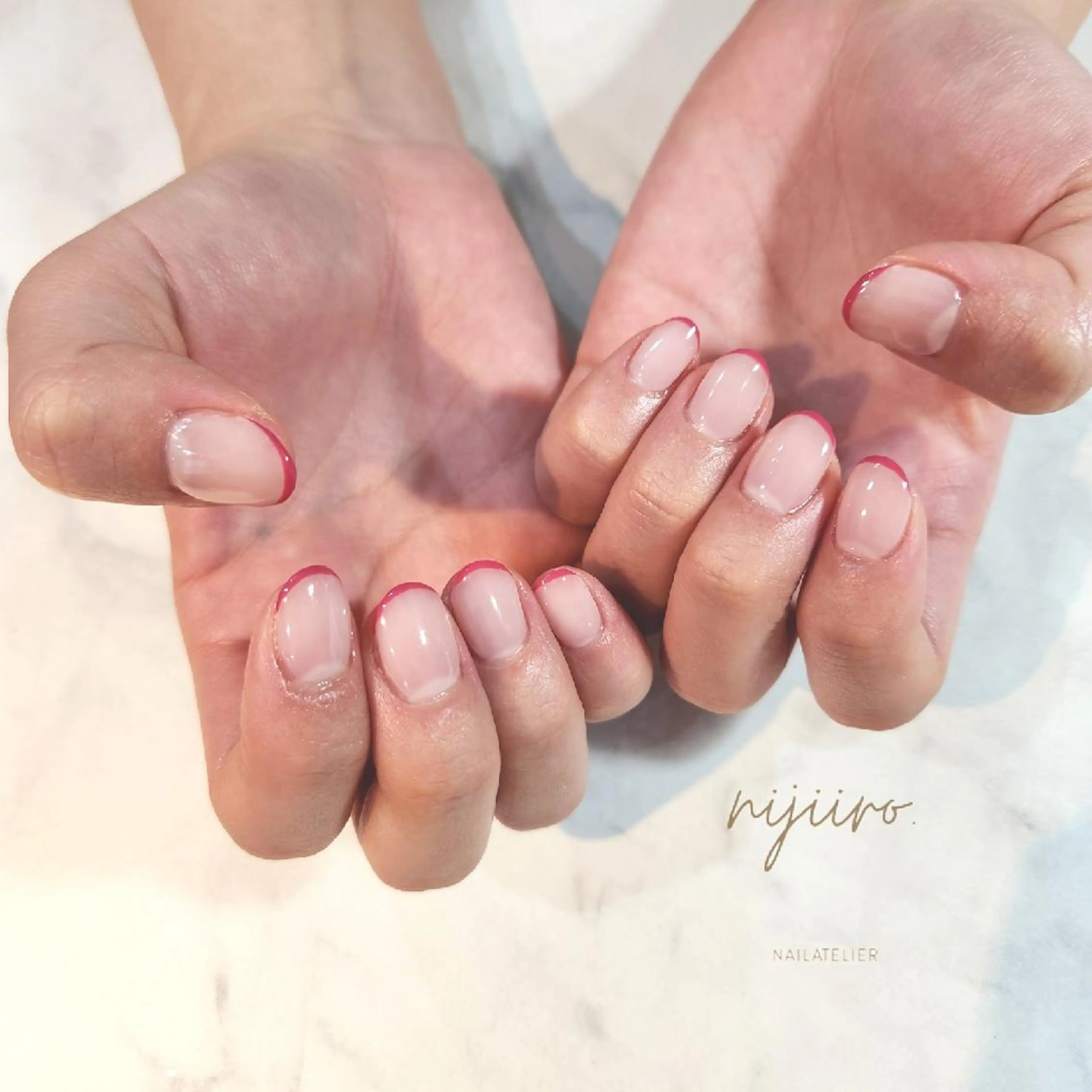 ネイル ハンドネイル nailatelier nijiiro.所属・nijiiro🌈 サトウのネイルデザイン