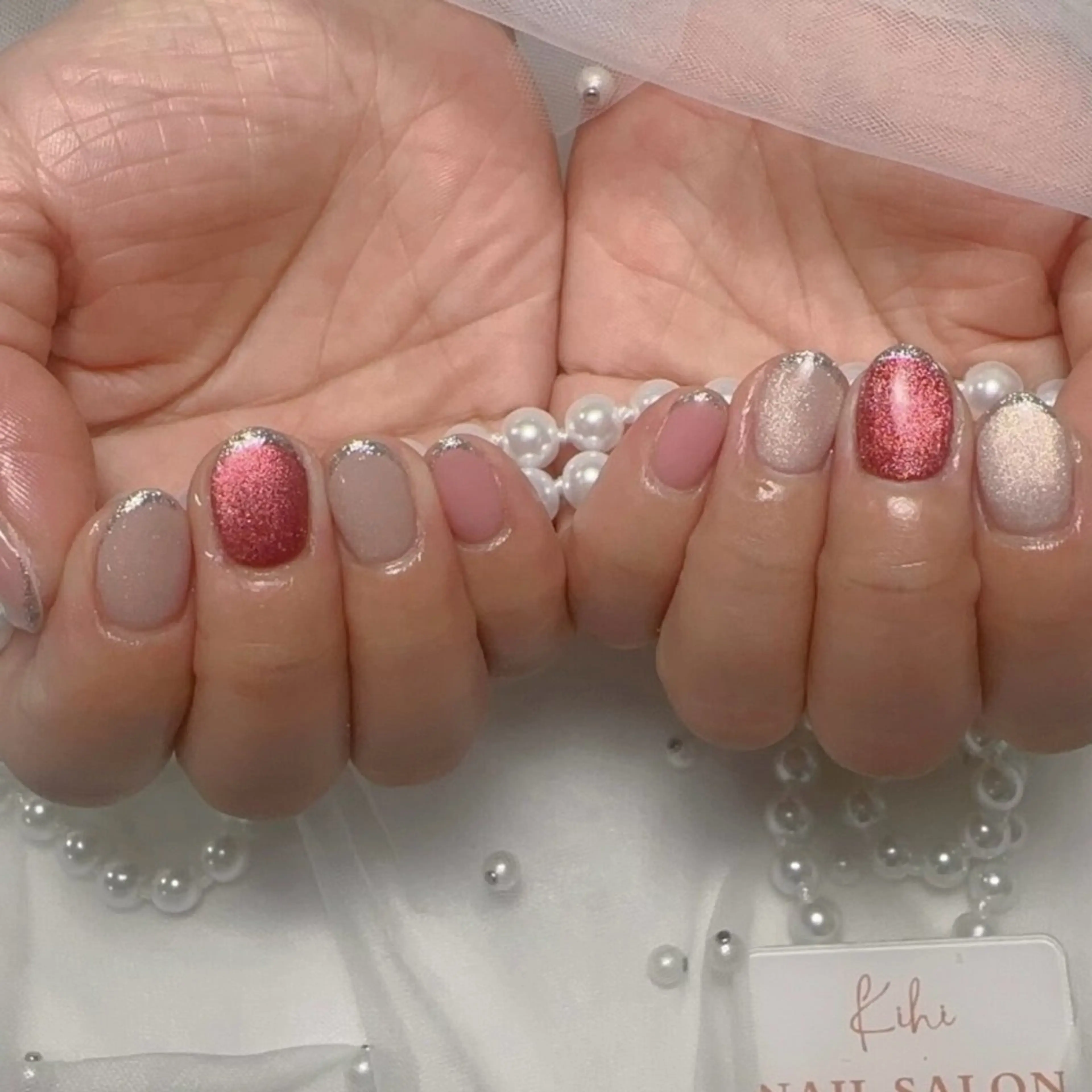 ネイル アートネイル フレンチネイル ジェルネイル グラデーション 韓国ネイル ハンドネイル 💕鈴木ユリ パラジェル/オフ無料のネイルデザイン