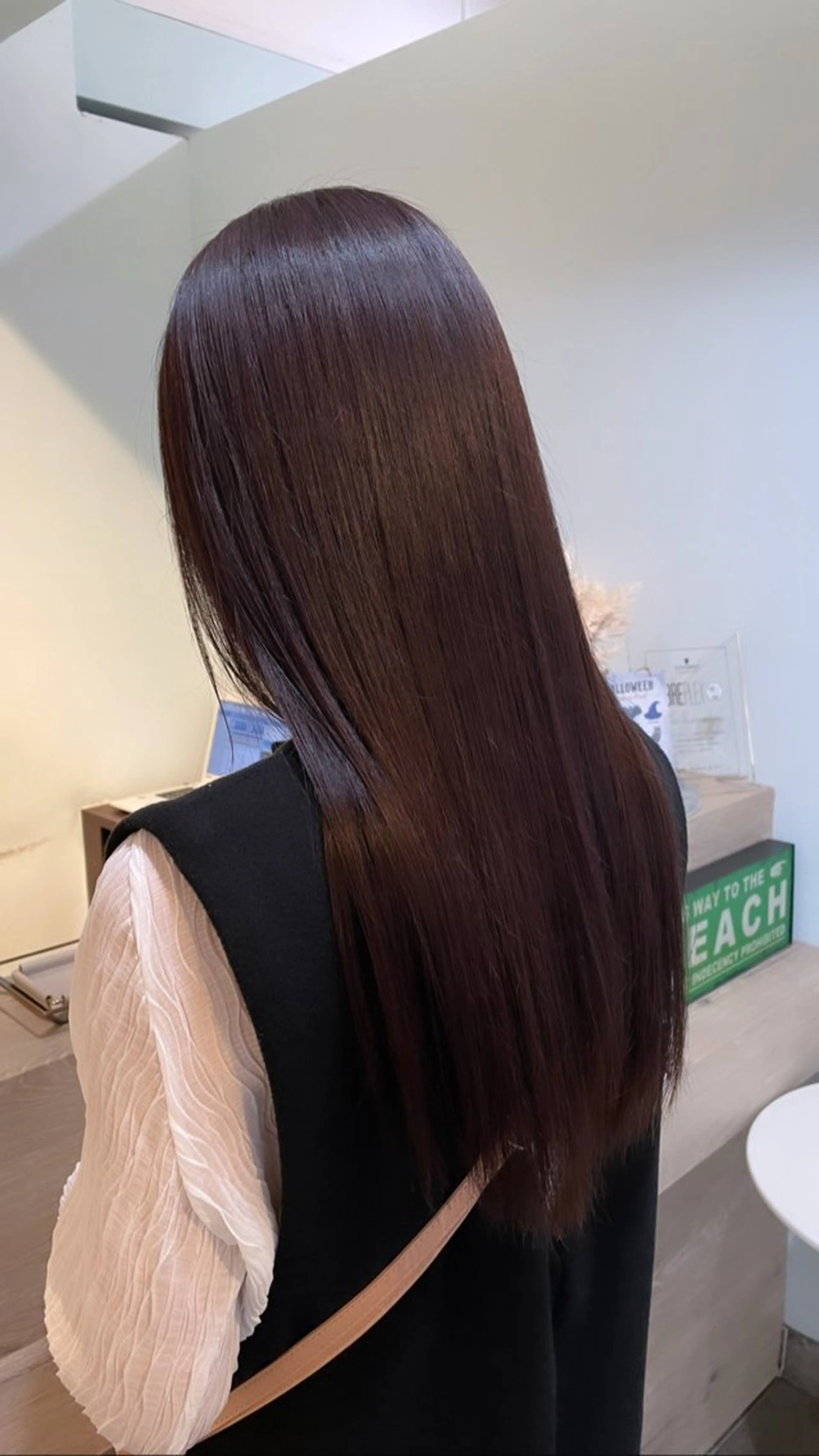 ロング カラー ヘアカラー トリートメント 仙台/艶髪/暗髪/ MIZUHOのヘアスタイル