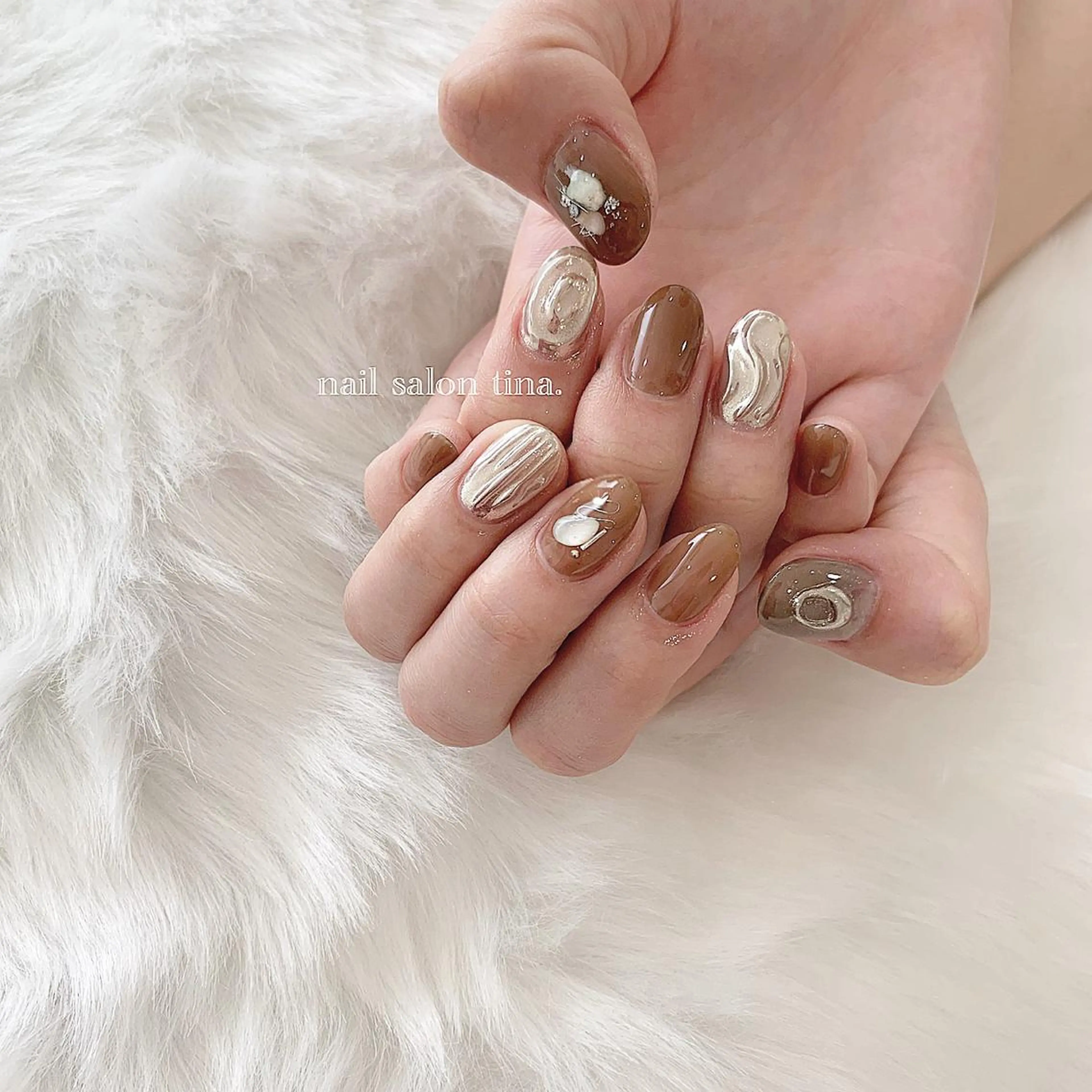 ネイル nail salon tina.所属・中山 はづきのネイルデザイン