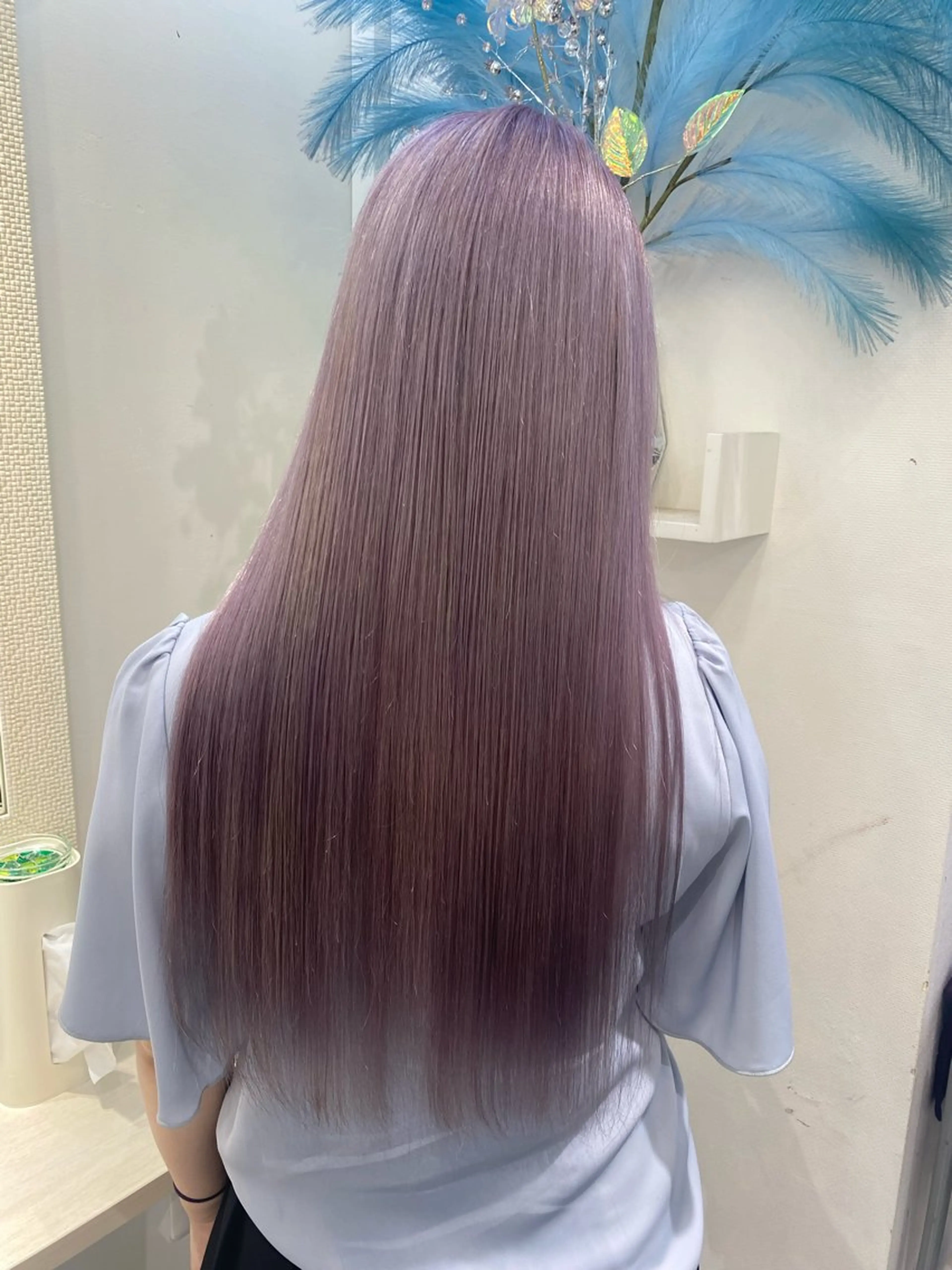 ロング カラー EGO所属・ブリーチカラー💖 rukaのヘアスタイル