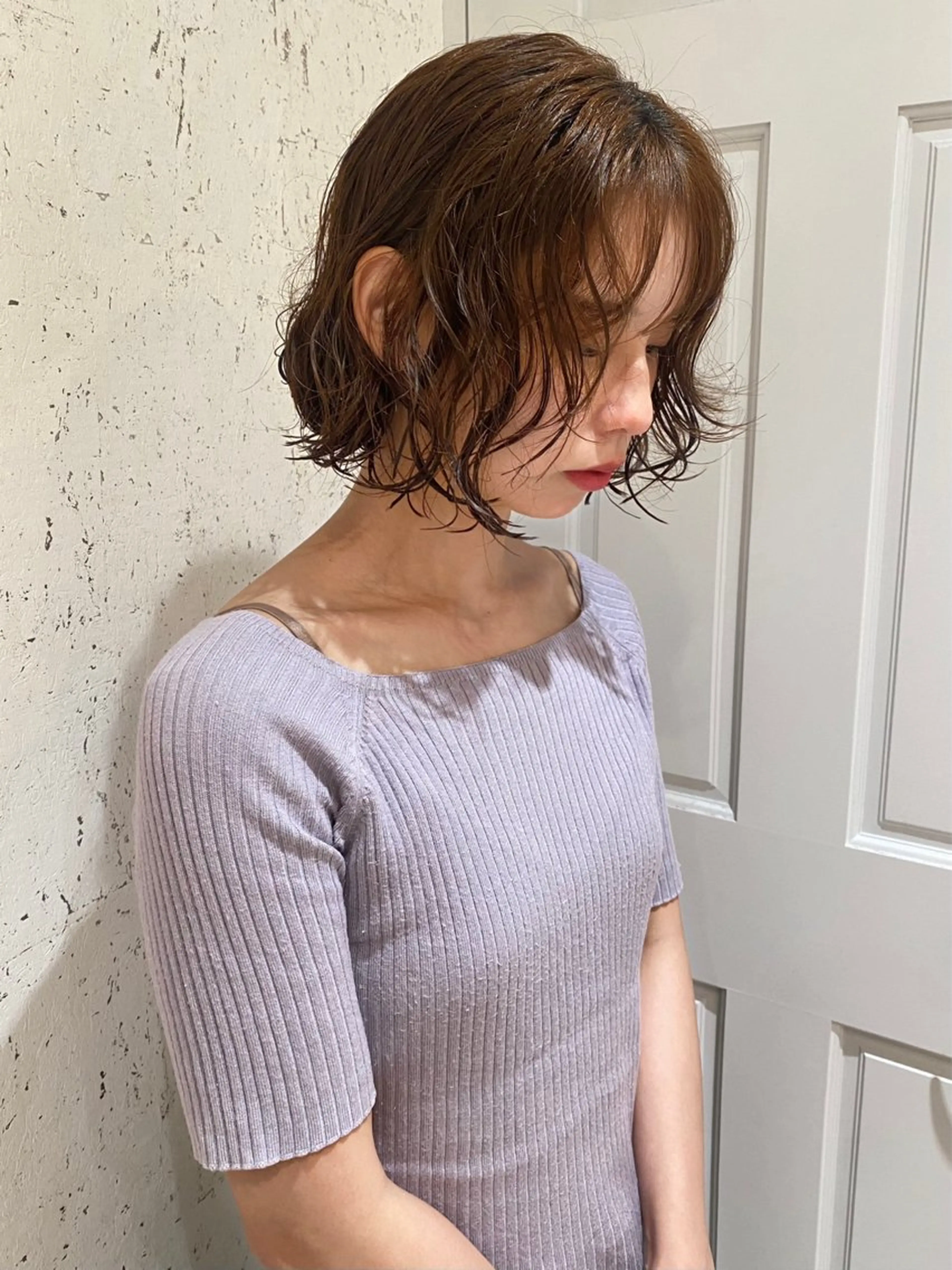 ショート カラー パーマ カット パーマ mai / linoah˚✧のヘアスタイル