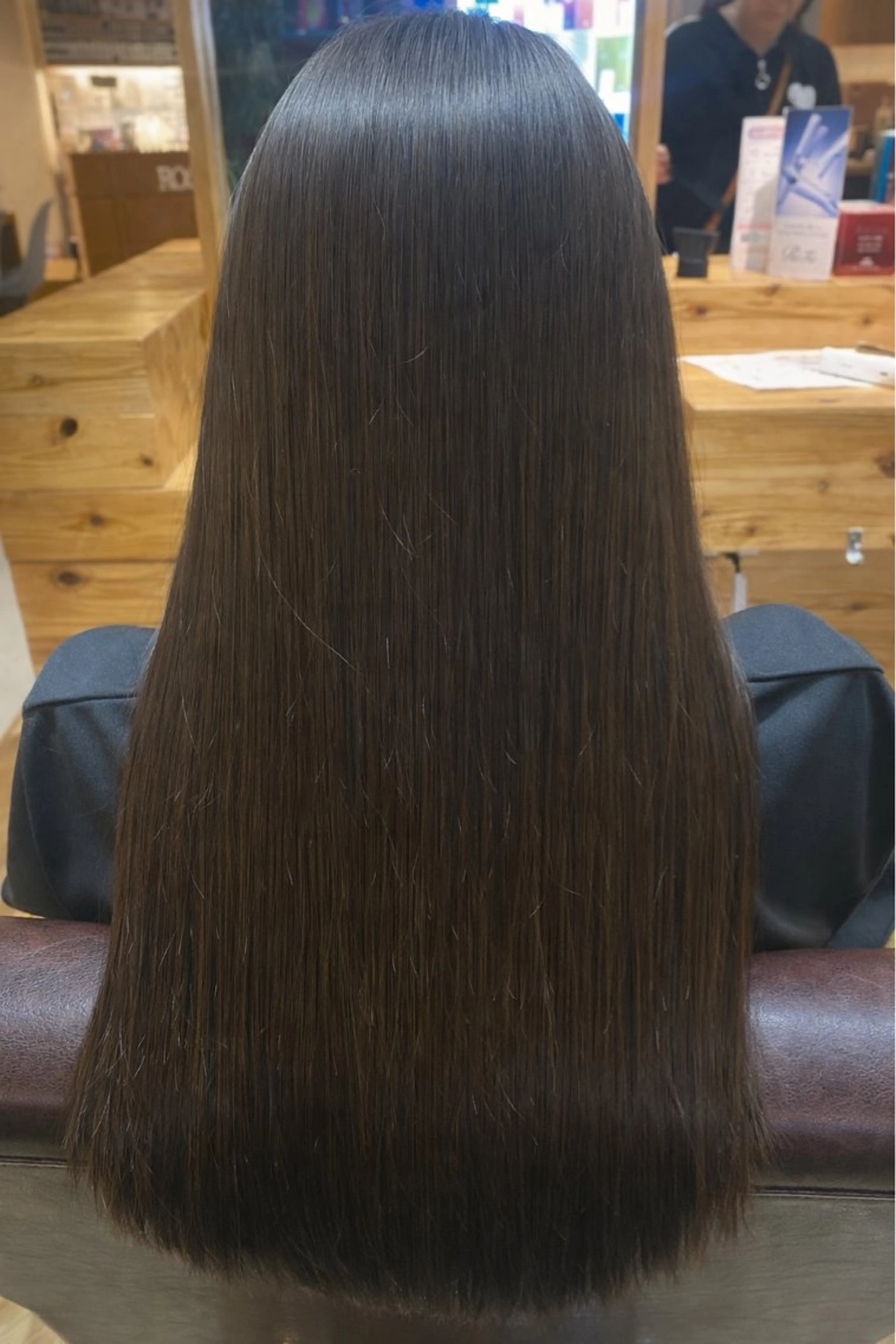 ロング カット 縮毛矯正 トリートメント Tsuyoshi /髪質改善ストレートのヘアスタイル