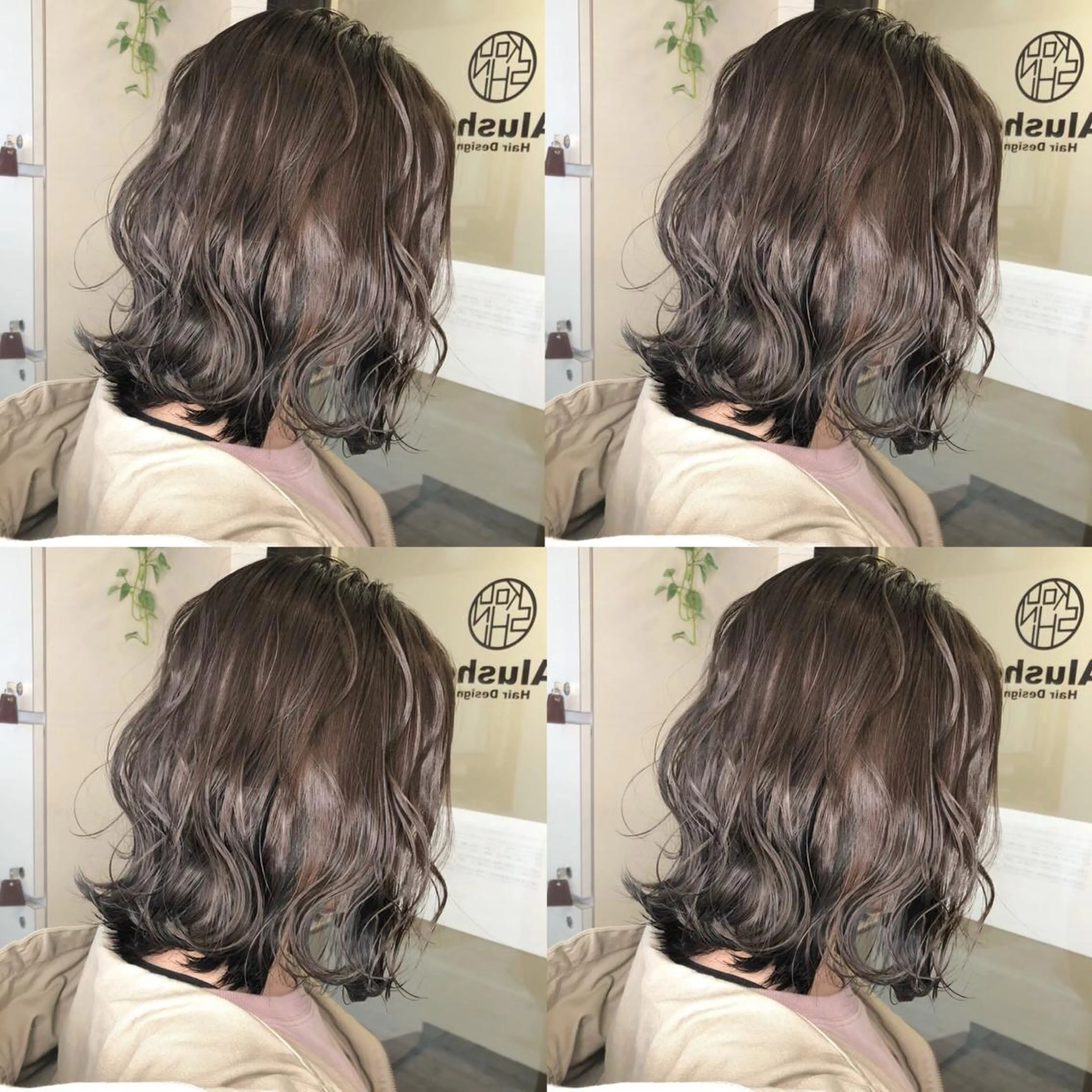 ミディアム カラー カット ヘアカラー トリートメント 店長✨レイヤー✖️ 髪質改善✖️韓国ヘアのヘアスタイル