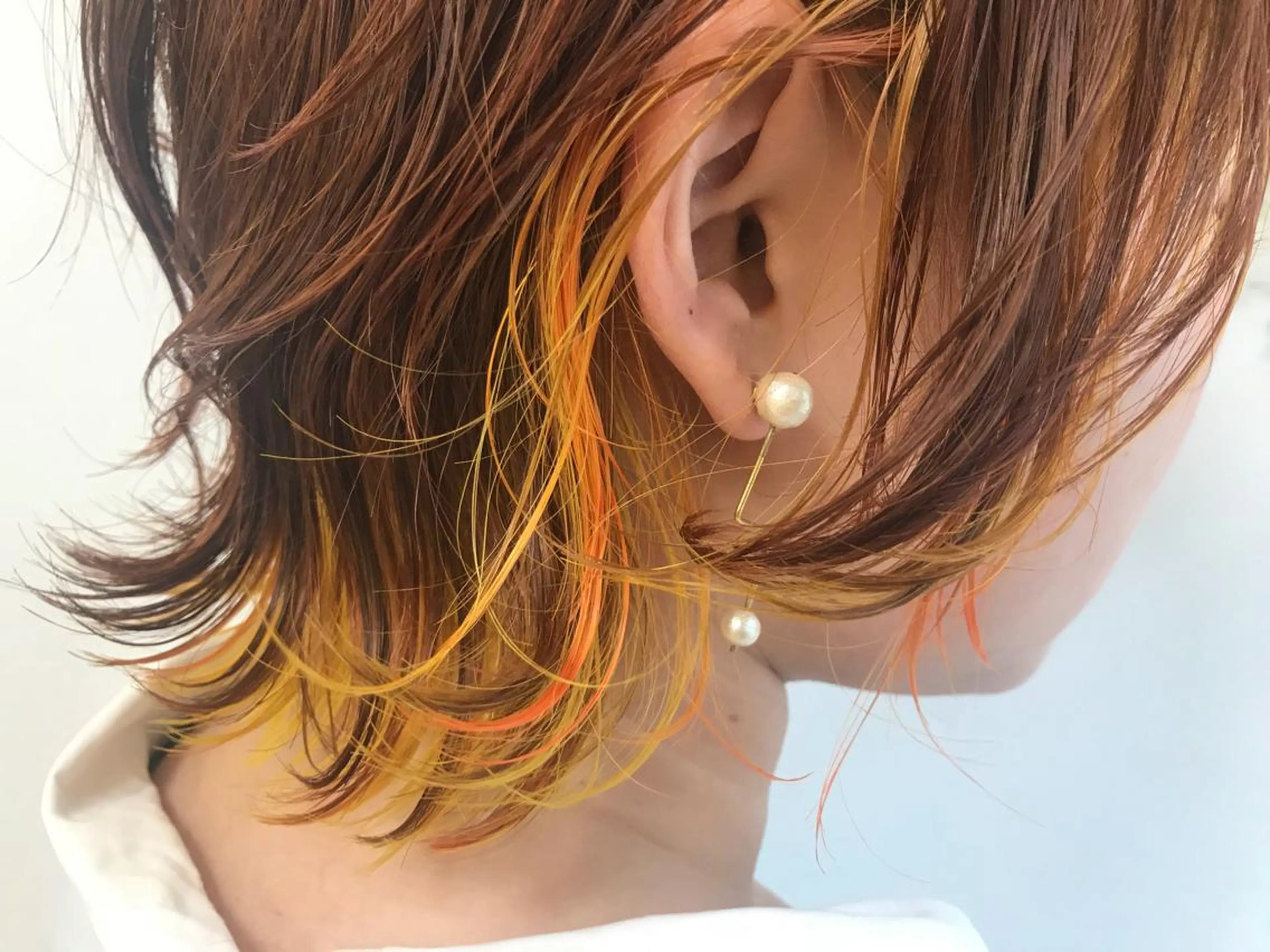 ショート カラー ヘアアレンジ スズキ シオリのヘアスタイル