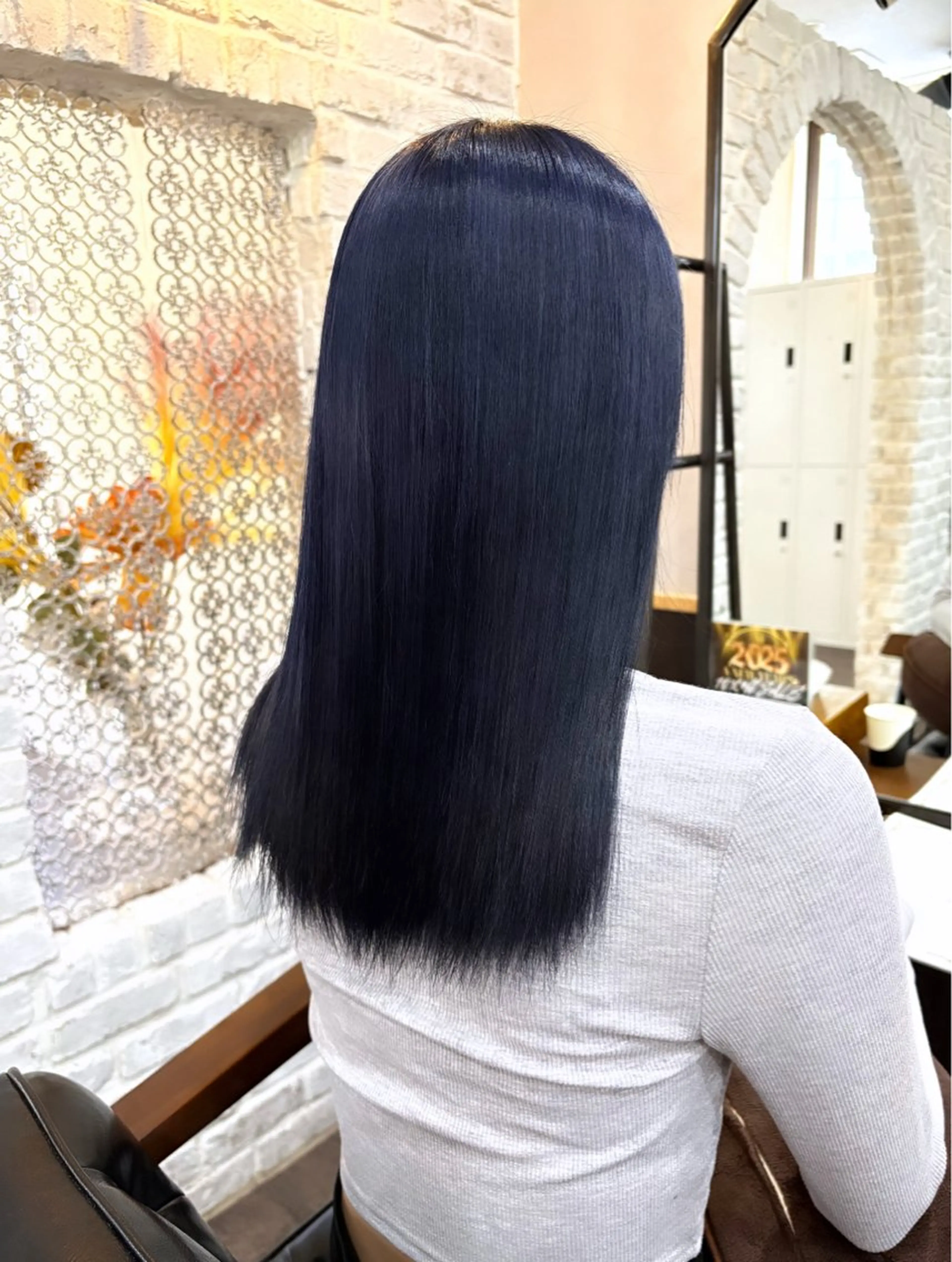 セミロング カラー ヘアカラー トリートメント 🦄🩵YUNA 🩵🦄のヘアスタイル