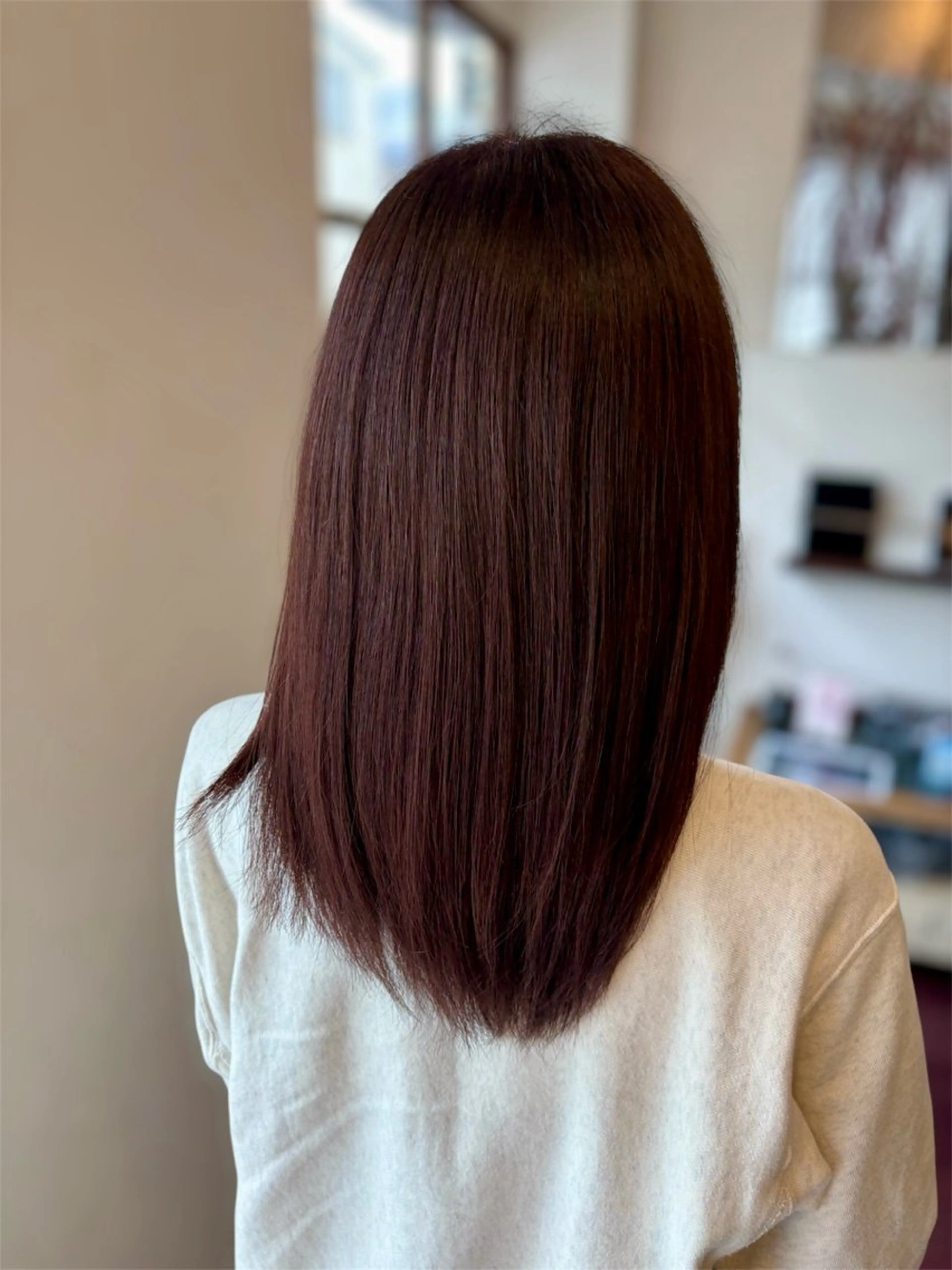 セミロング ラベンダーブラウン 🍎【LOREM】 Asami🍎のヘアスタイル