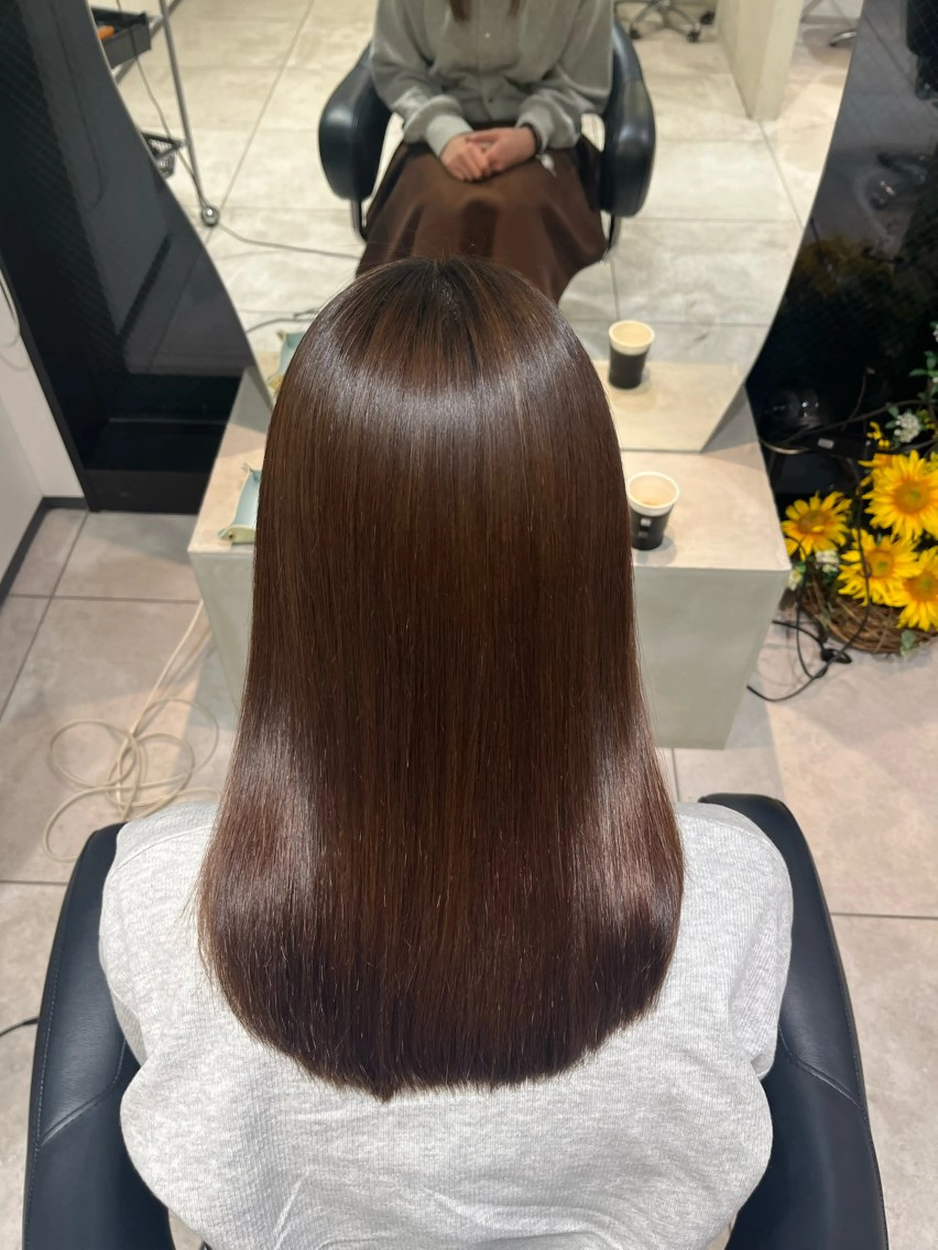 セミロング パーマ 縮毛矯正 トリートメント 🫧美髪縮毛矯正🫧 Haruのヘアスタイル