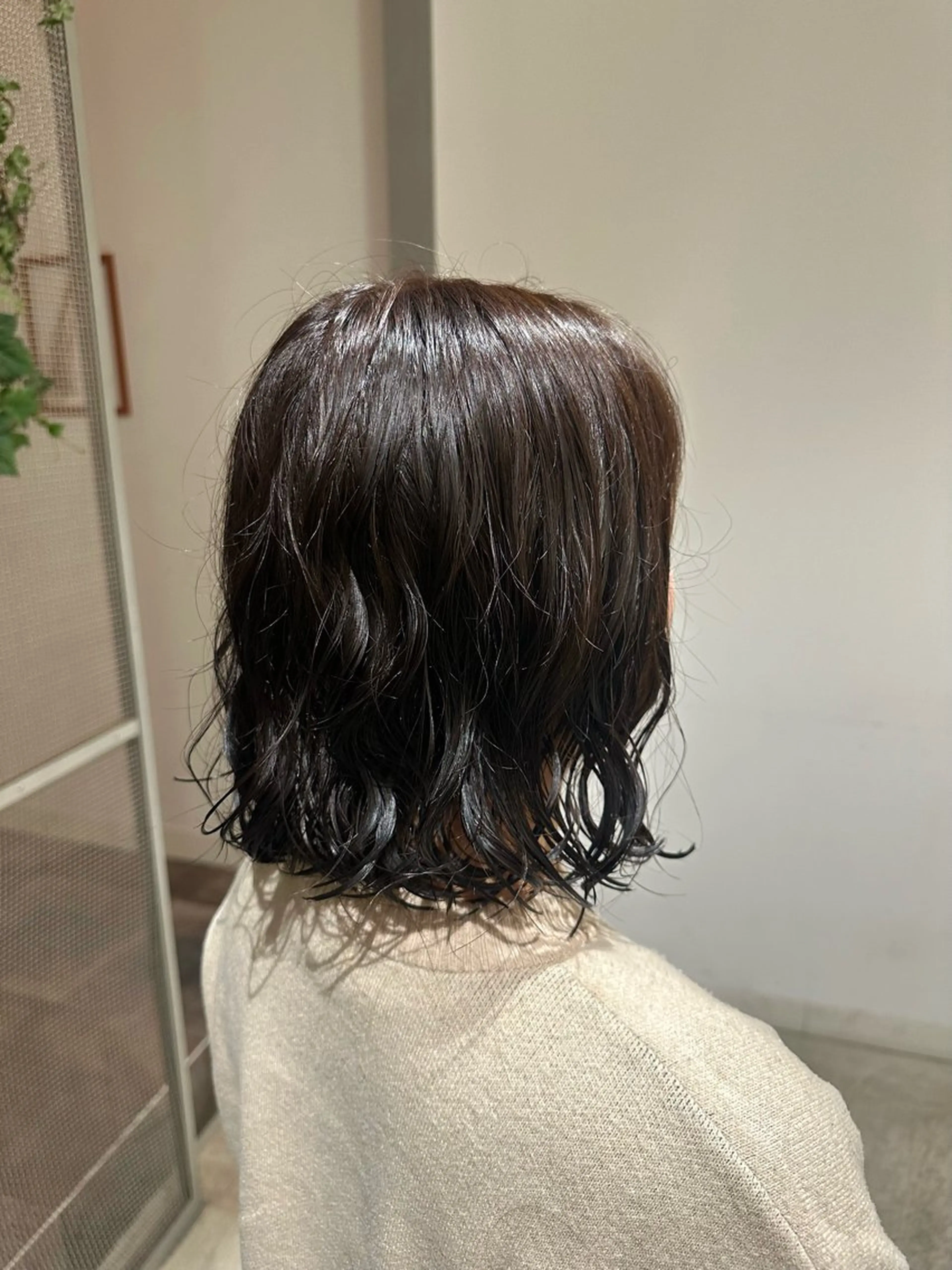 ショート パーマ ボブ 垣内 奈緒のヘアスタイル