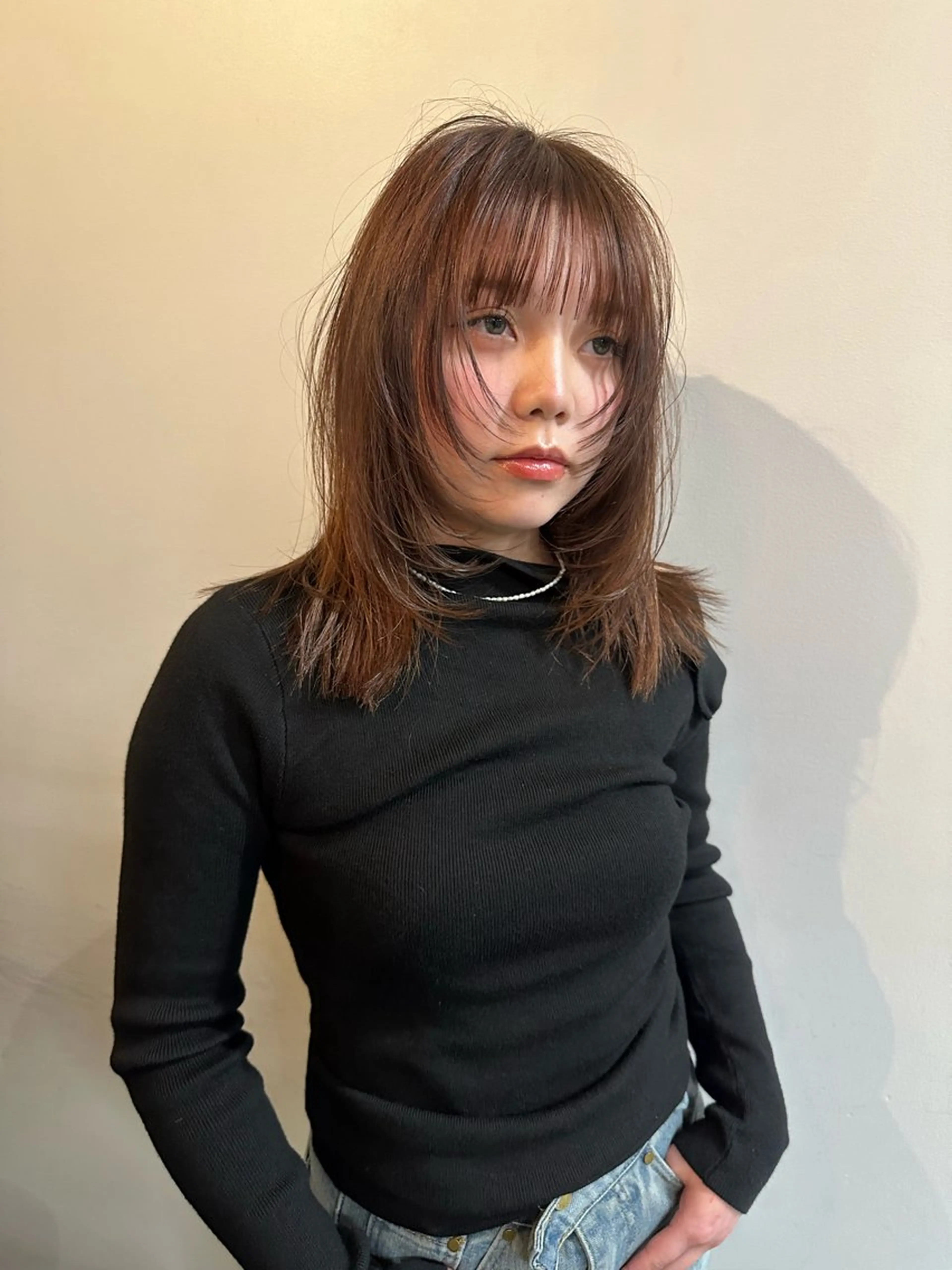 ロング ハイトーン レイヤー🎀meiのヘアスタイル